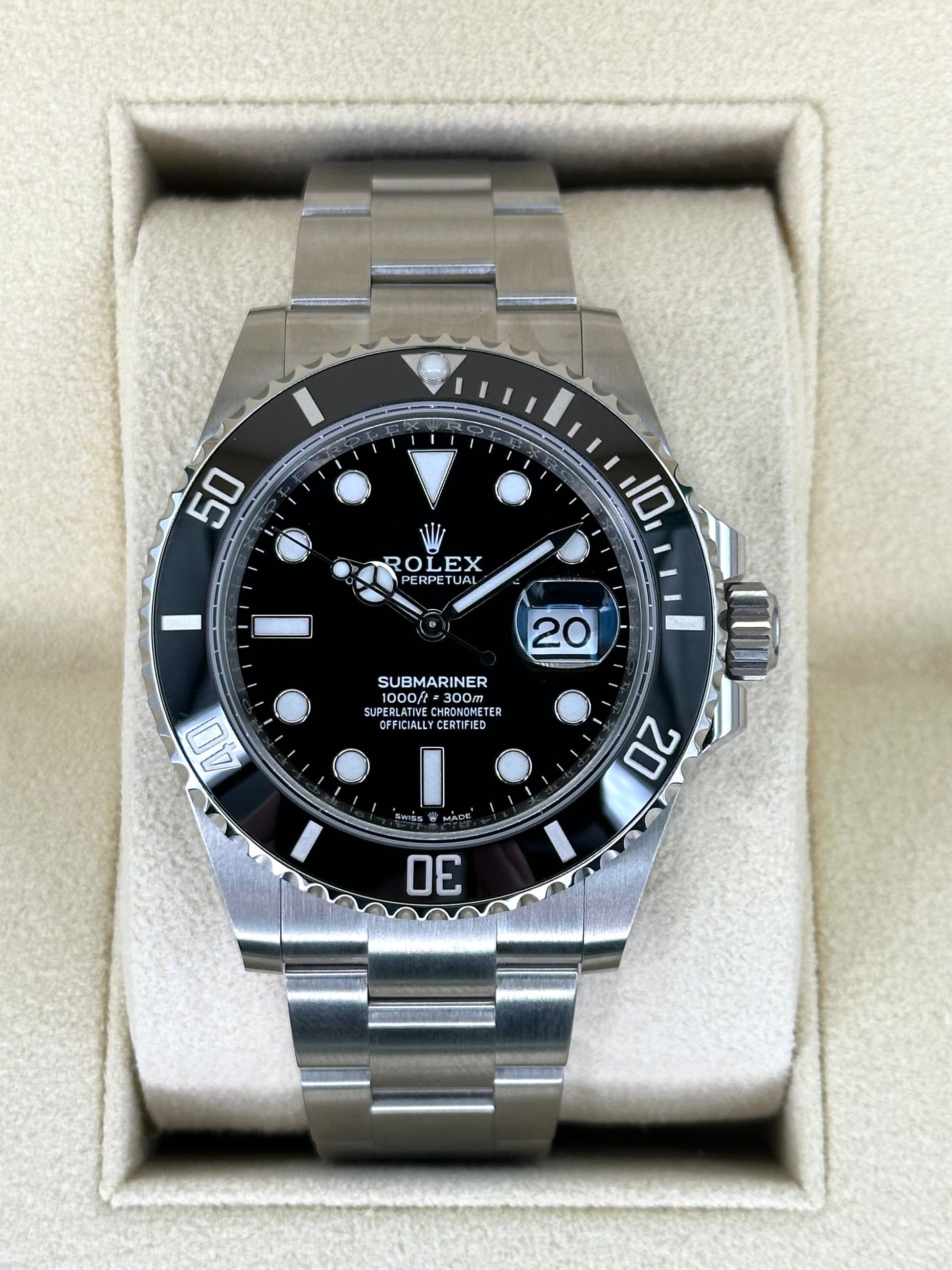 NEW 2024 Submariner 41mm 126610LN Stainless Steel Black Dial - MyWatchLLC