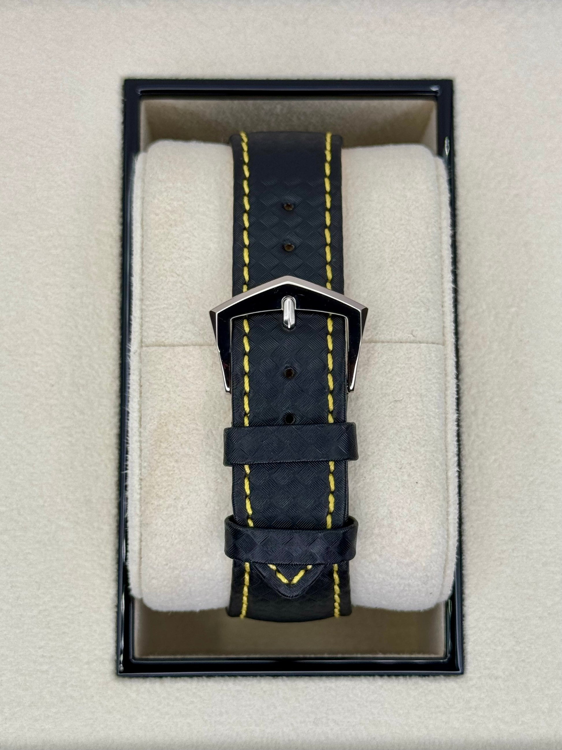 NEW 2024 Patek Philippe Calatrava 40mm 6007G White Gold Black Dial - MyWatchLLC