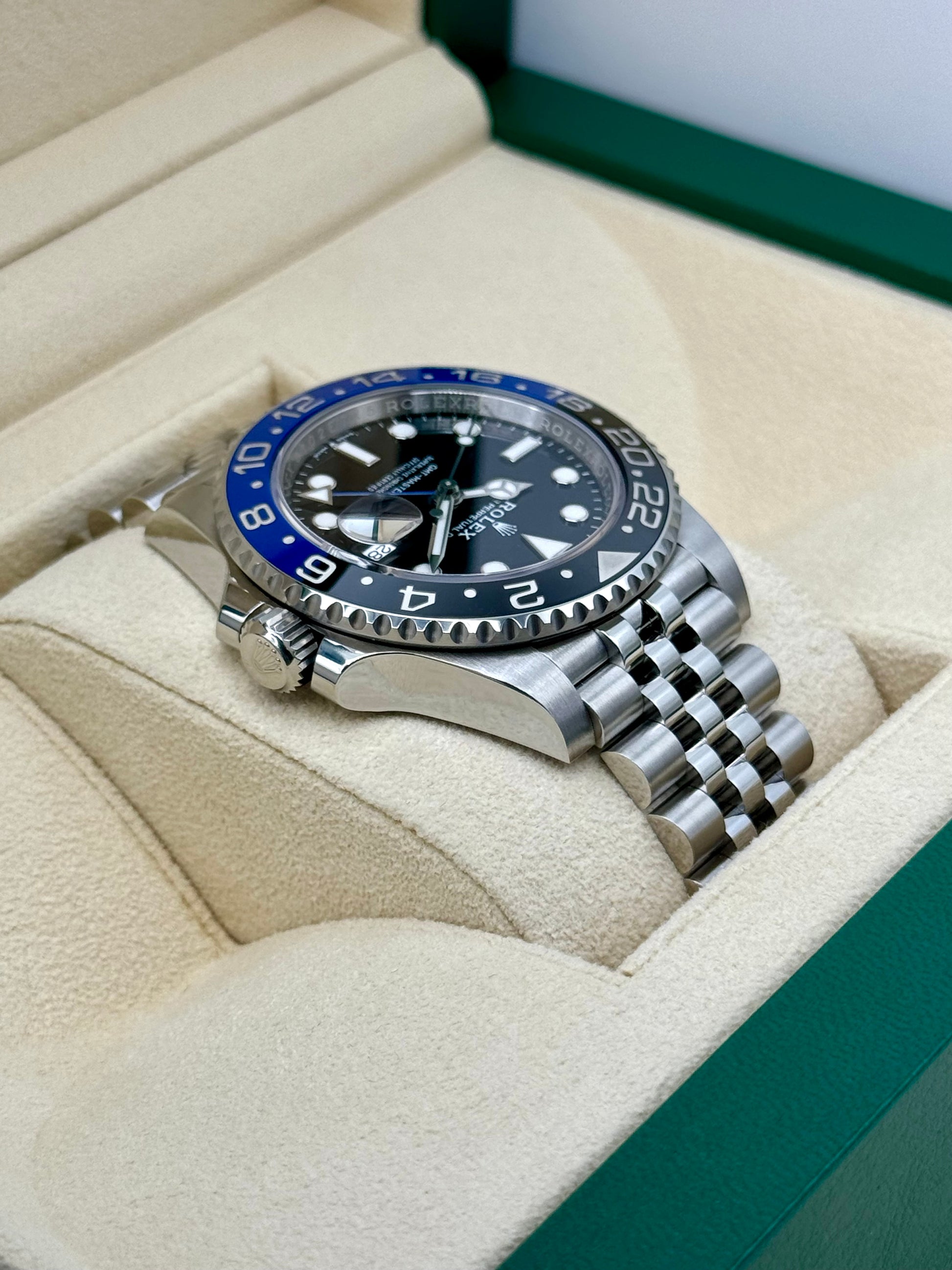 2023 Rolex GMT-Master II "Batgirl" 40mm 126710BLNR Jubilee Black Dial - MyWatchLLC