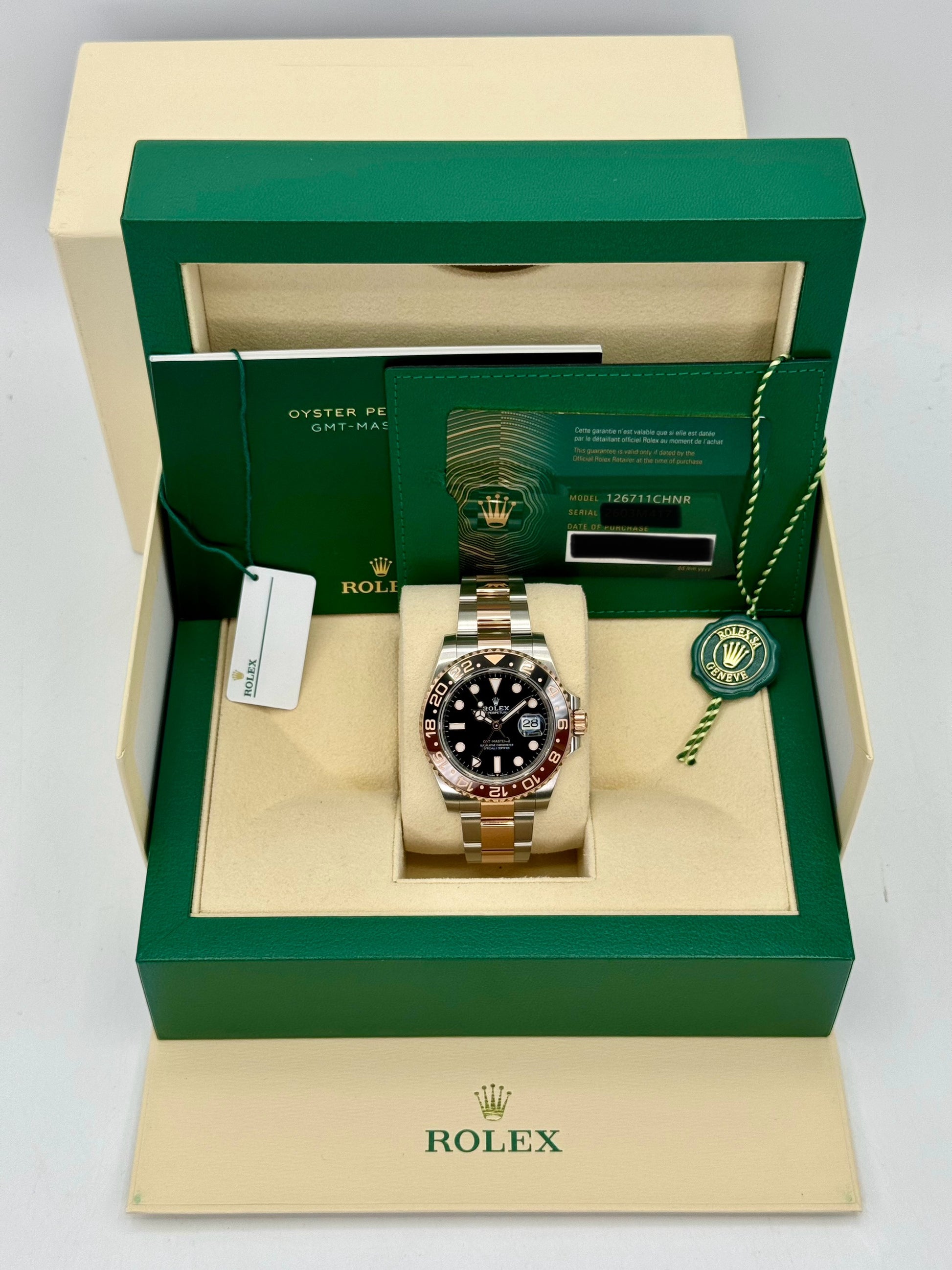 2022 Rolex GMT-Master II "Rootbeer" 40mm 126711CHNR Two-Tone - MyWatchLLC