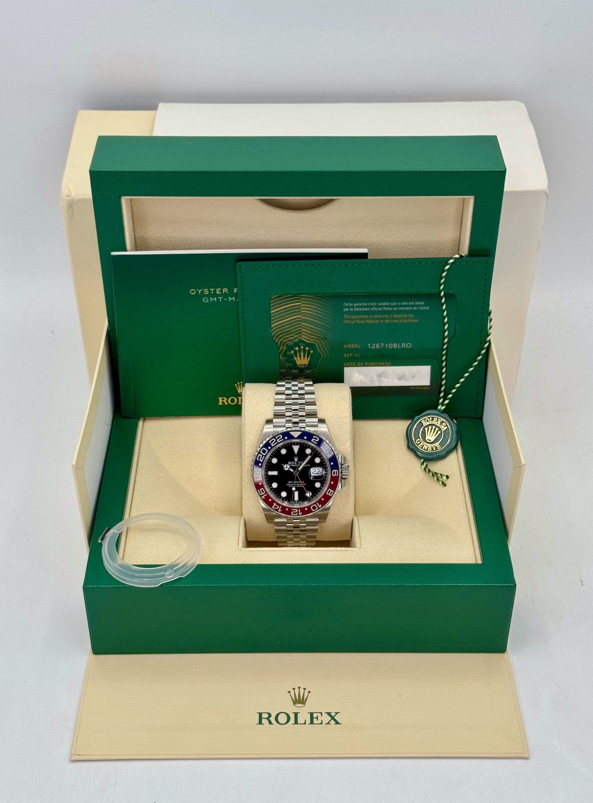 NEW 2024 Rolex GMT-Master II "Pepsi" 40mm 126710BLRO Jubilee - MyWatchLLC