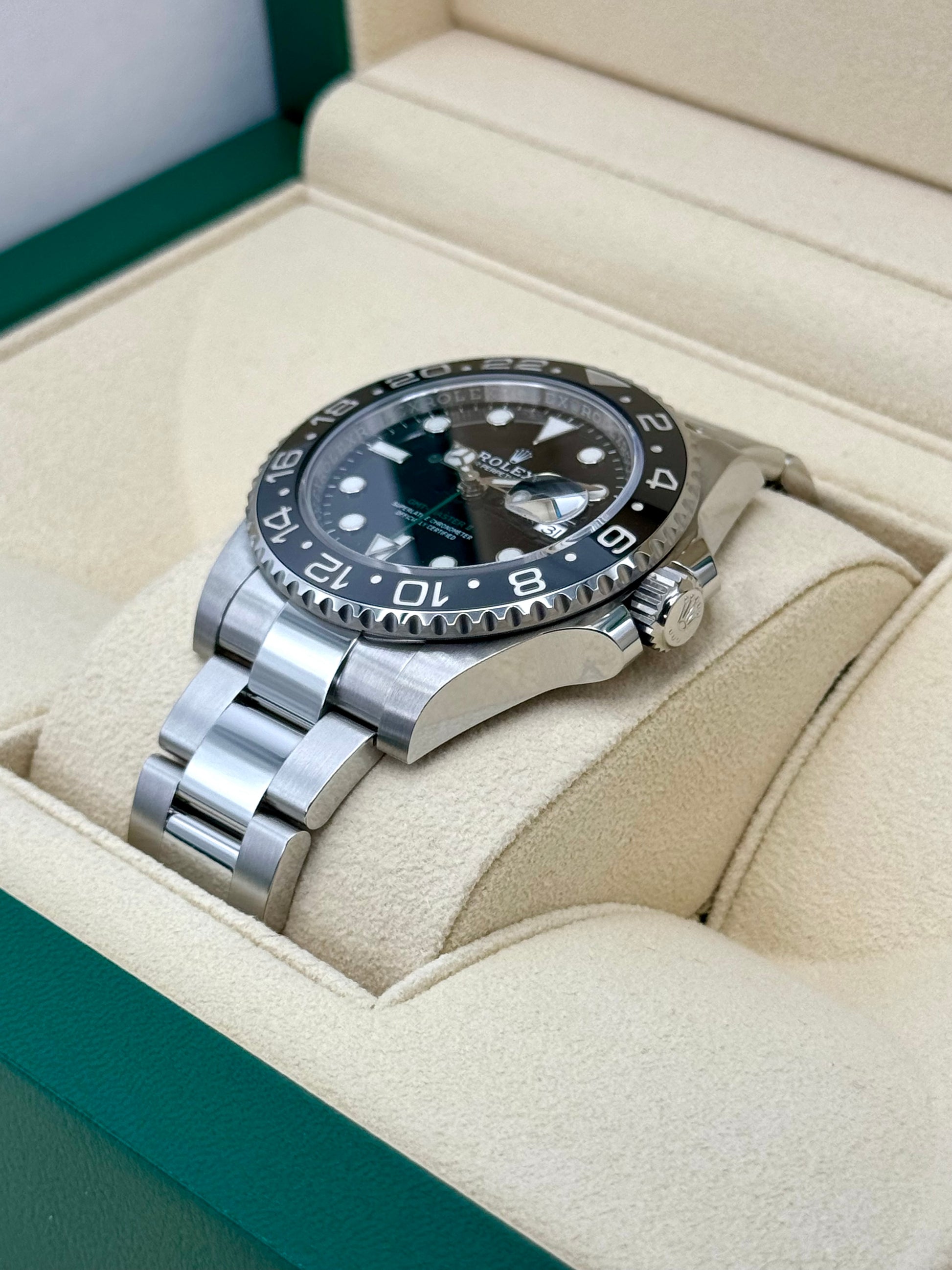 NEW OLD STOCK 2020 Rolex GMT-Master II 40mm 116710LN Black Dial - MyWatchLLC
