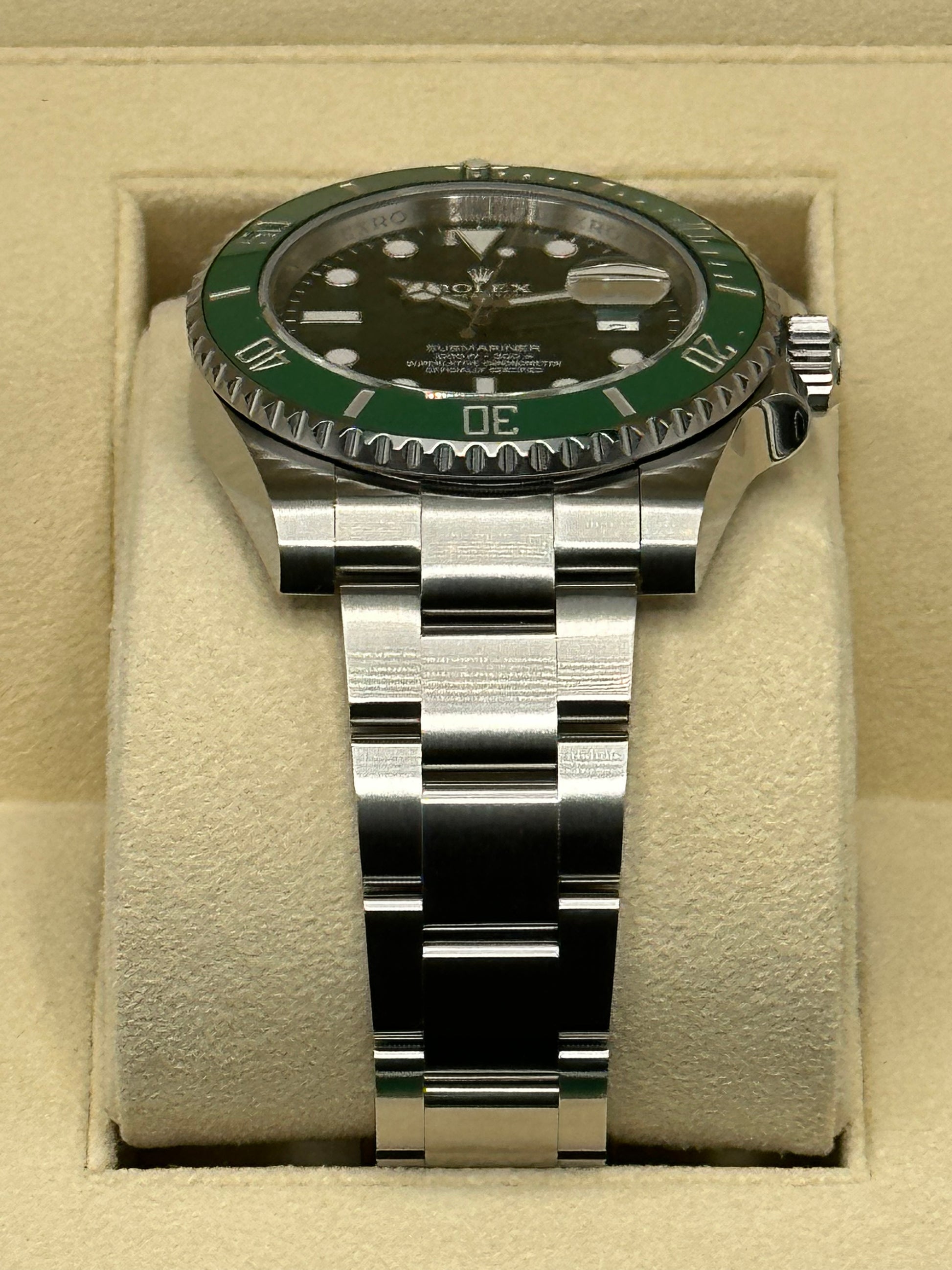 2015 Rolex Submariner Date "Hulk" 116610LV Green Dial Oyster - MyWatchLLC