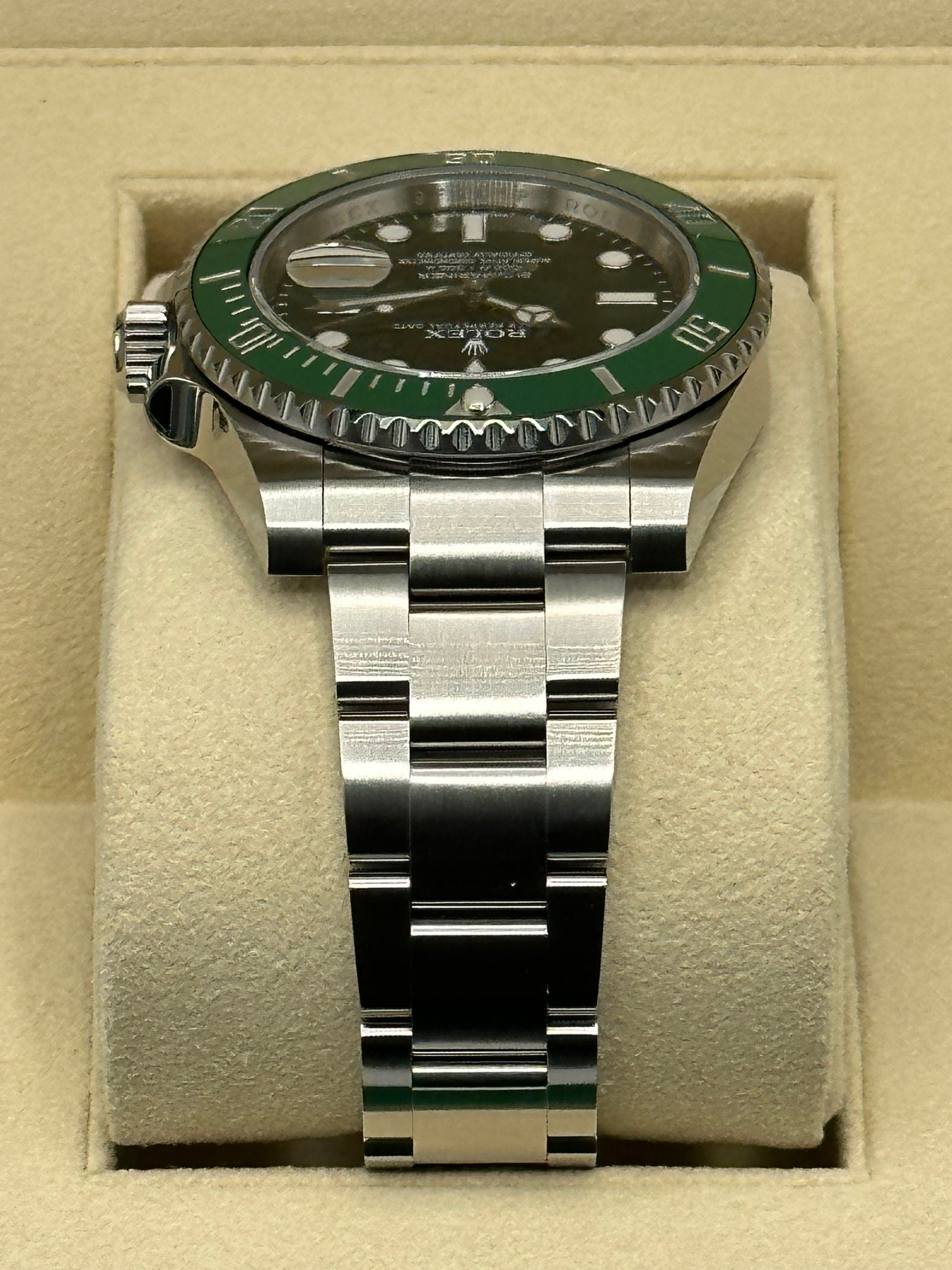 2015 Rolex Submariner Date "Hulk" 116610LV Green Dial Oyster - MyWatchLLC