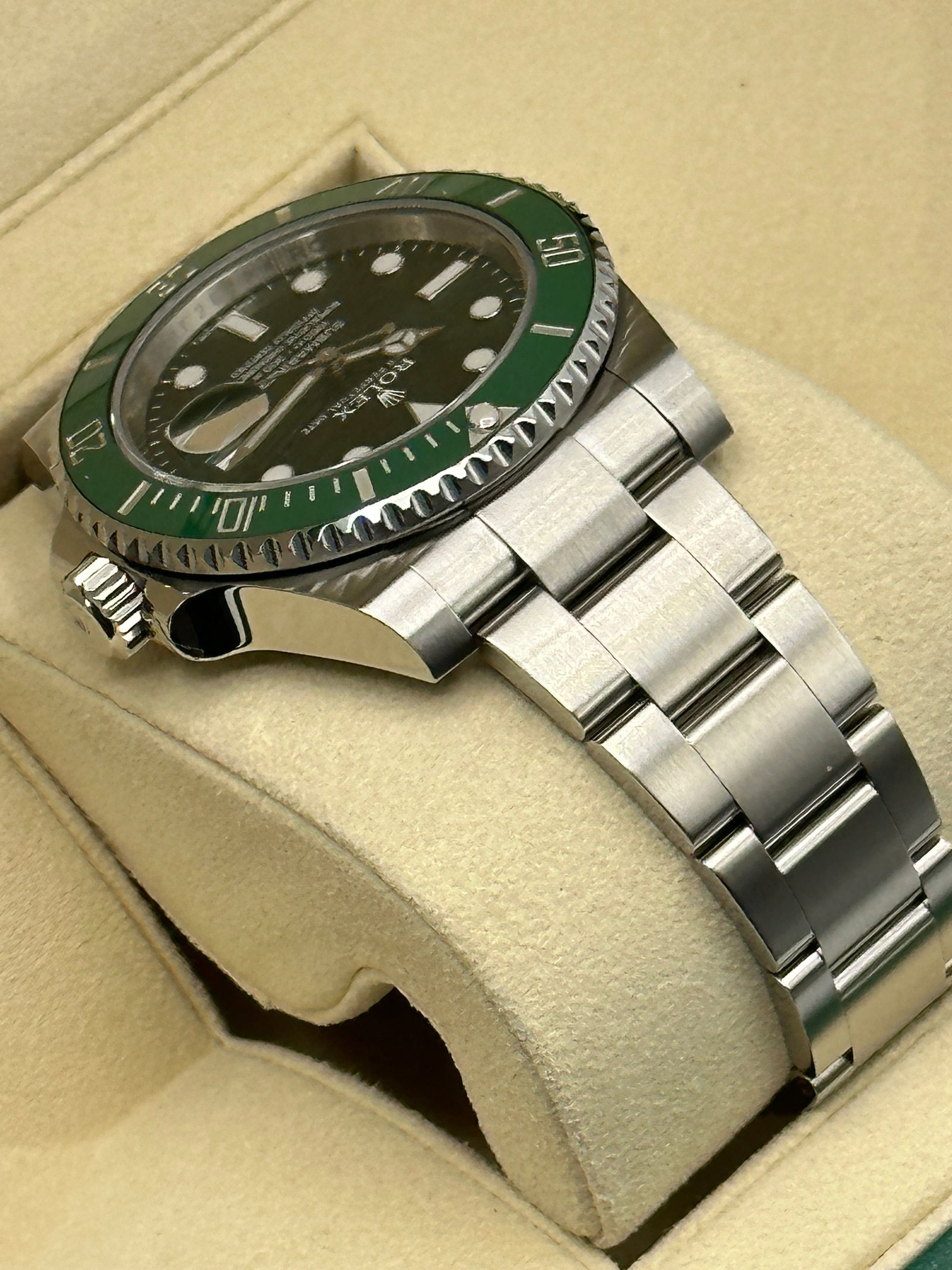 2015 Rolex Submariner Date "Hulk" 116610LV Green Dial Oyster - MyWatchLLC