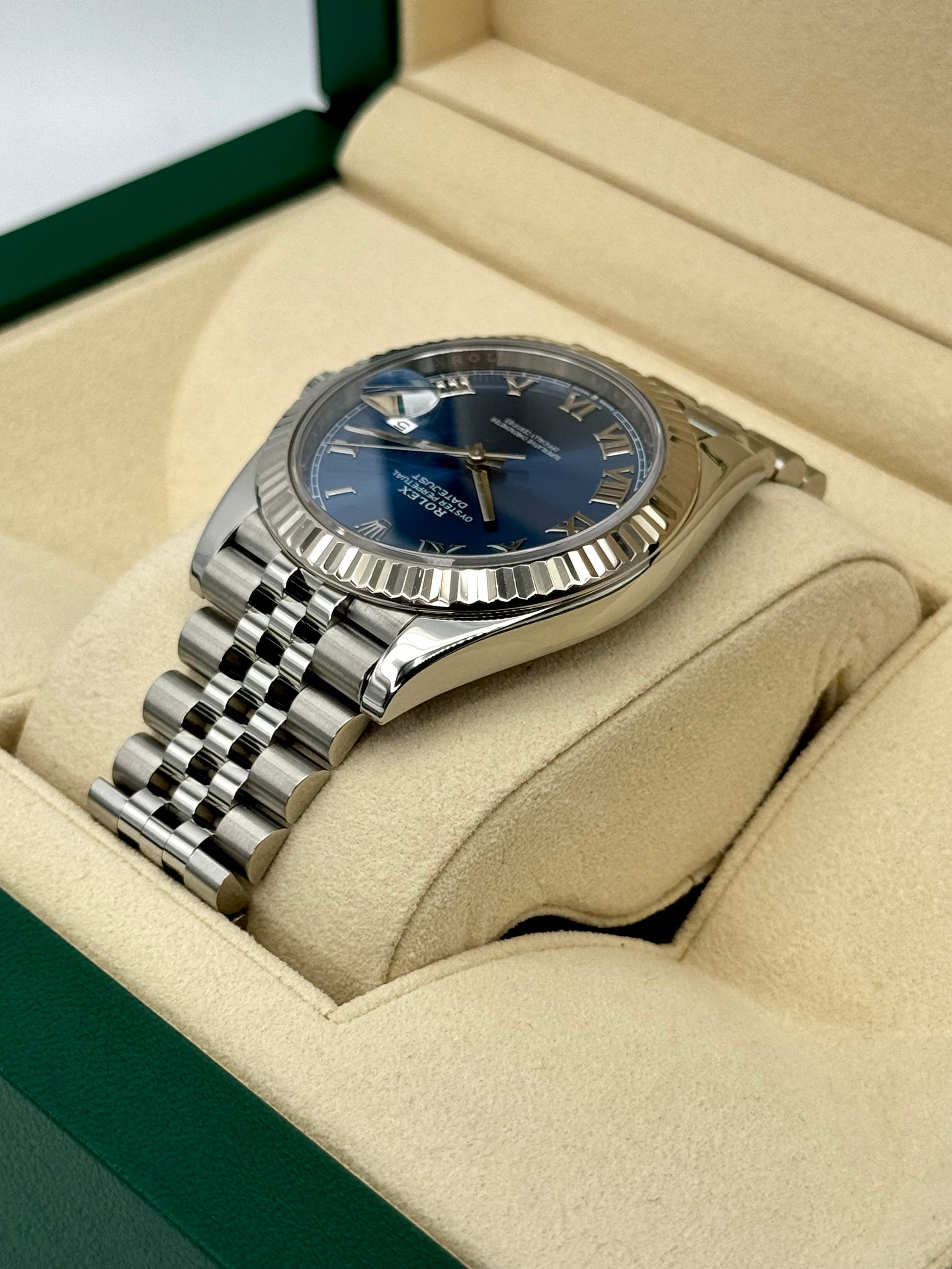 Rolex Datejust 41mm 126334 Stainless Steel Jubilee Blue Dial - MyWatchLLC