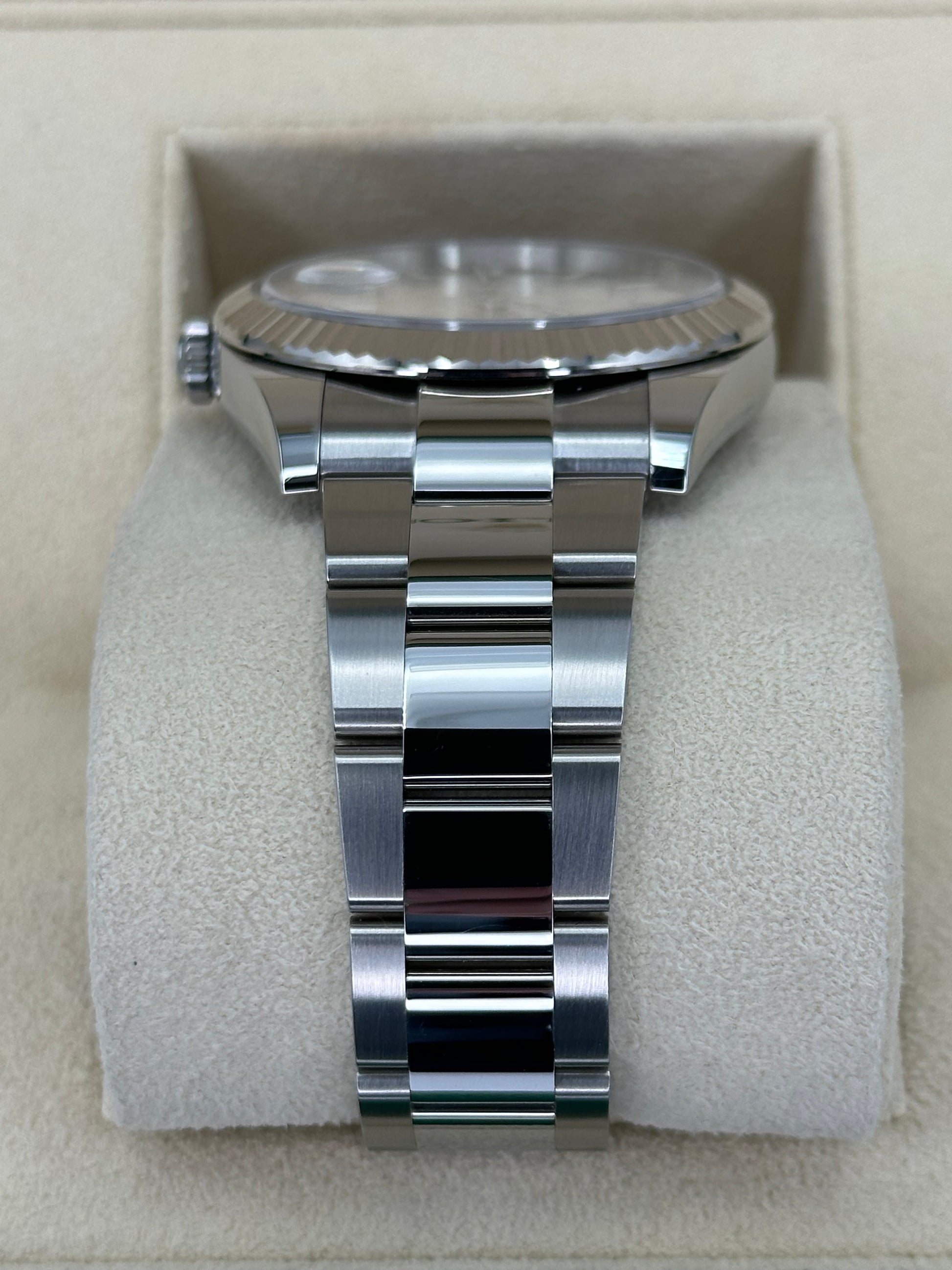 NEW 2024 Rolex Datejust 41mm 126334 Stainless Steel Oyster Silver Dial - MyWatchLLC