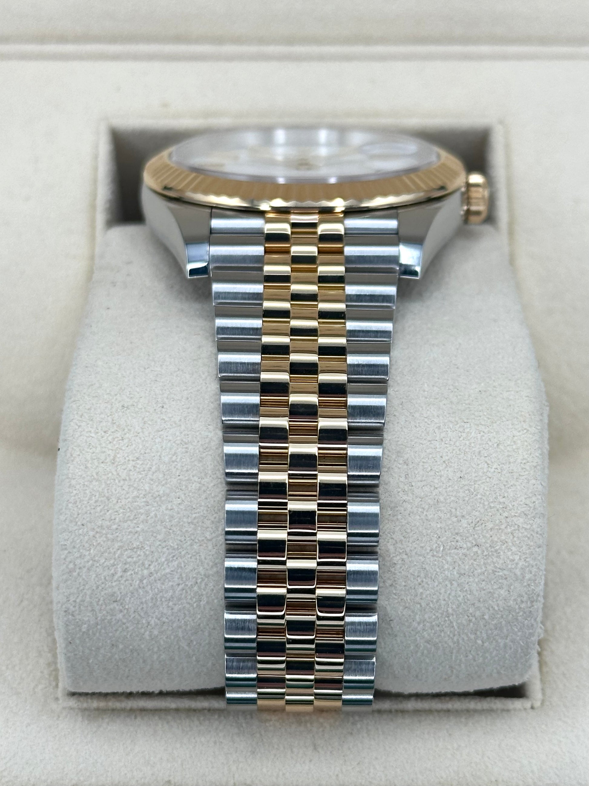 2022 Rolex Datejust 41mm 126333 Two-Tone Jubilee White Dial - MyWatchLLC