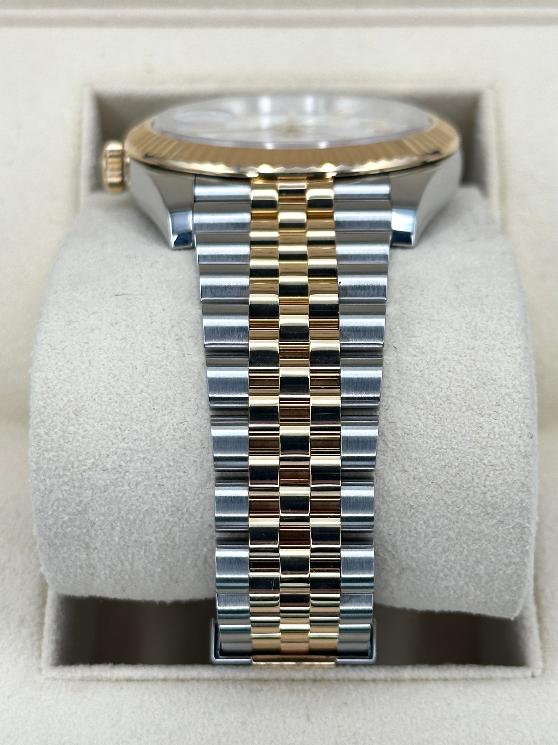 2022 Rolex Datejust 41mm 126333 Two-Tone Jubilee White Dial - MyWatchLLC