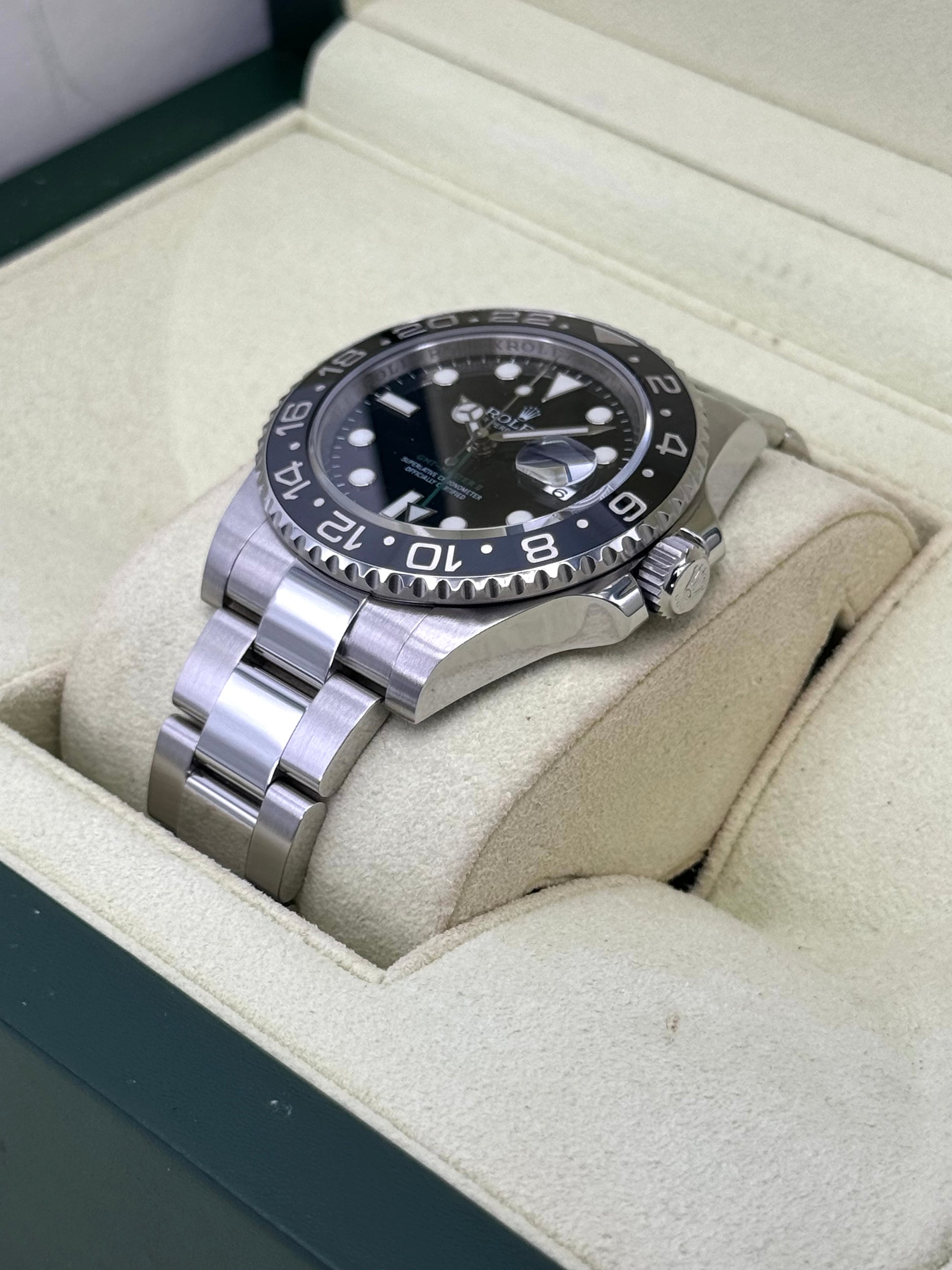 2011 Rolex GMT-Master II 40mm 116710LN Stainless Steel Black Dial - MyWatchLLC