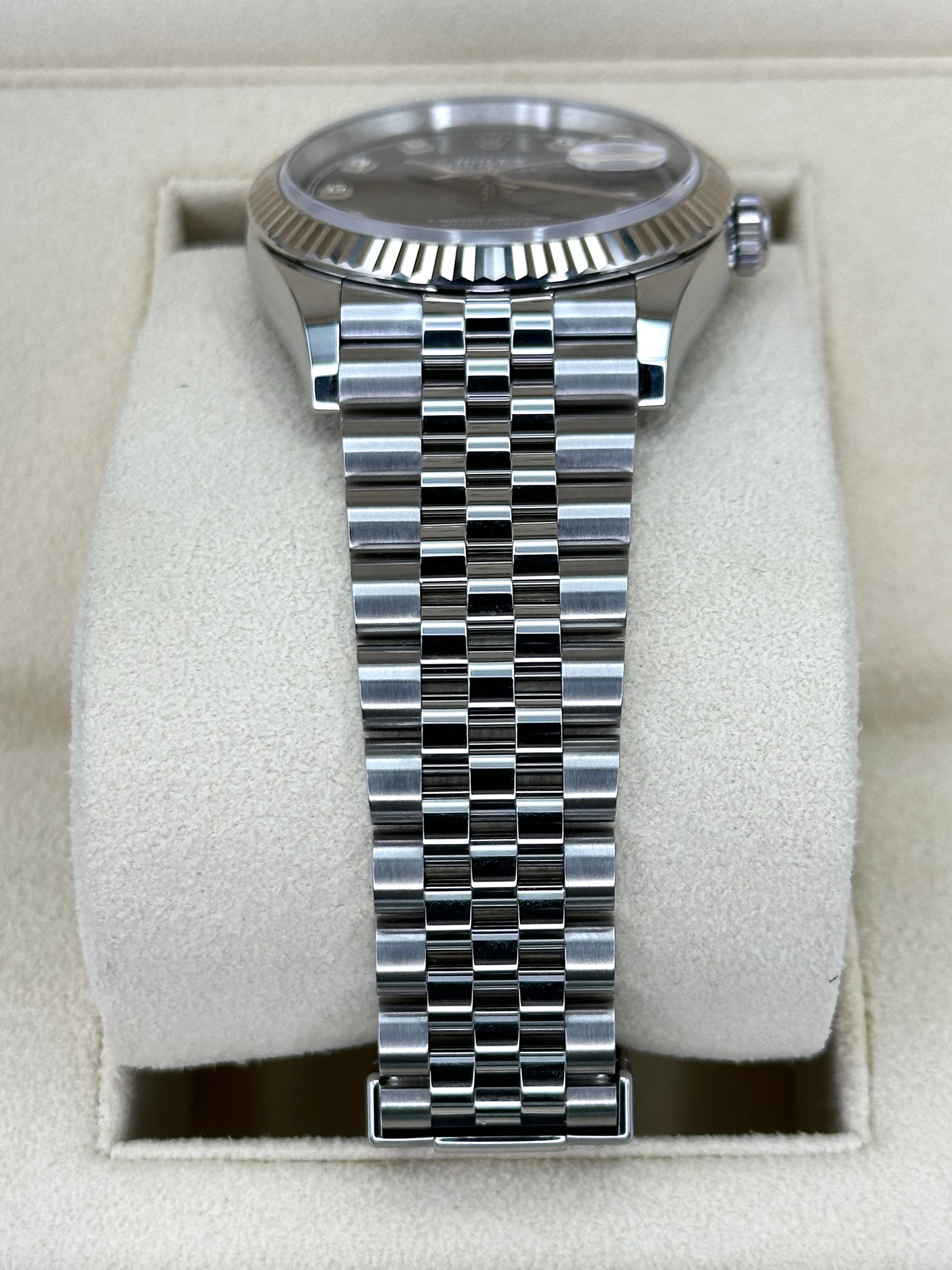 NEW 2024 Rolex Datejust 36mm 126234 Jubilee Black Diamond Dial - MyWatchLLC