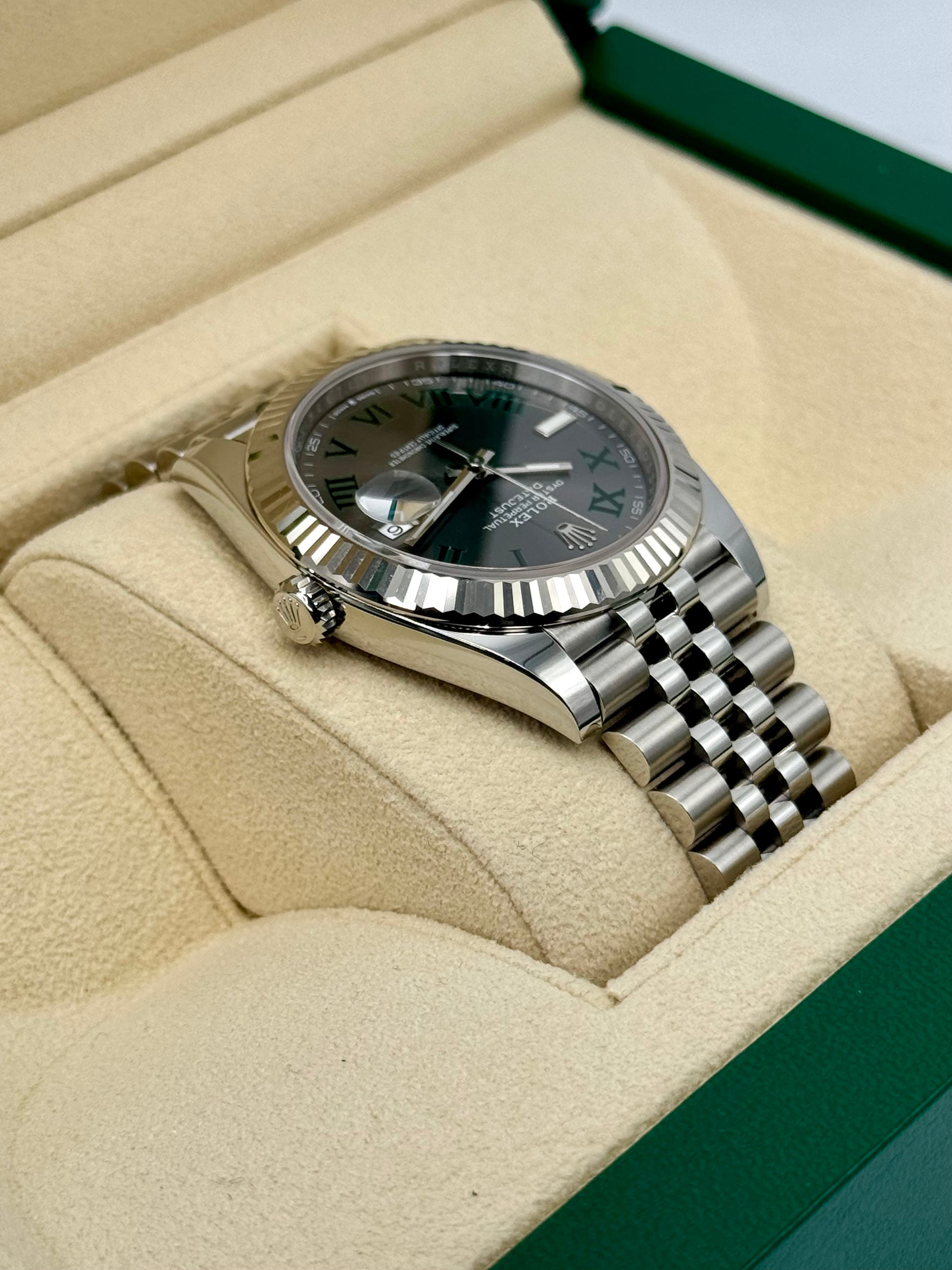 2024 Rolex Datejust 41mm 126334 Jubilee Wimbledon Dial - MyWatchLLC