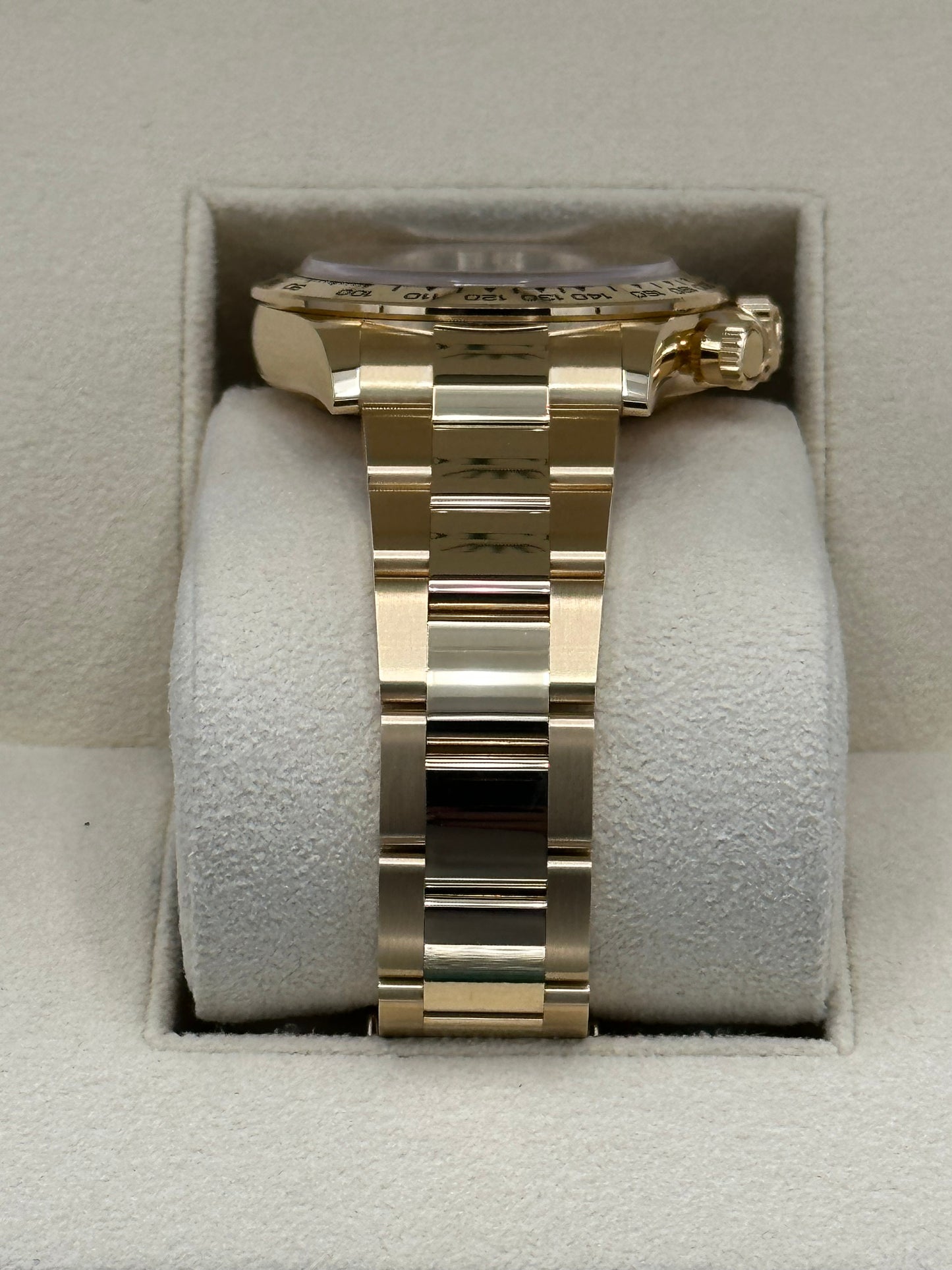 2023 Rolex Daytona 116508 Gold Black Diamond Dial - MyWatchLLC