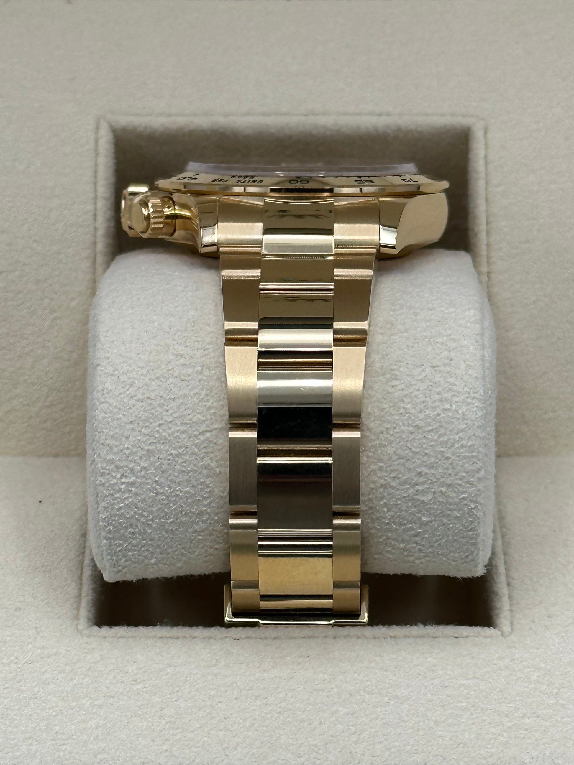 2023 Rolex Daytona 116508 Gold Black Diamond Dial - MyWatchLLC