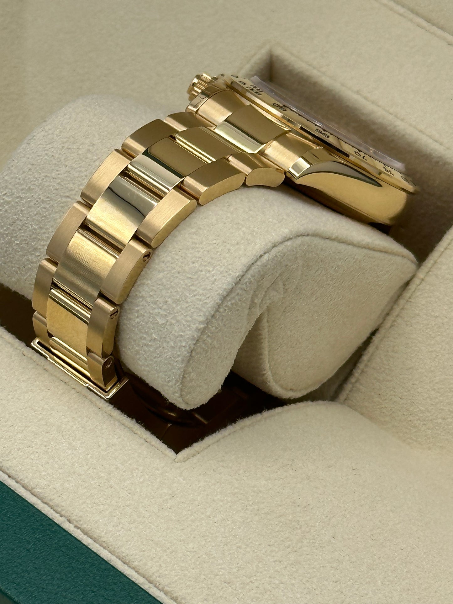 2023 Rolex Daytona 116508 Gold Black Diamond Dial - MyWatchLLC