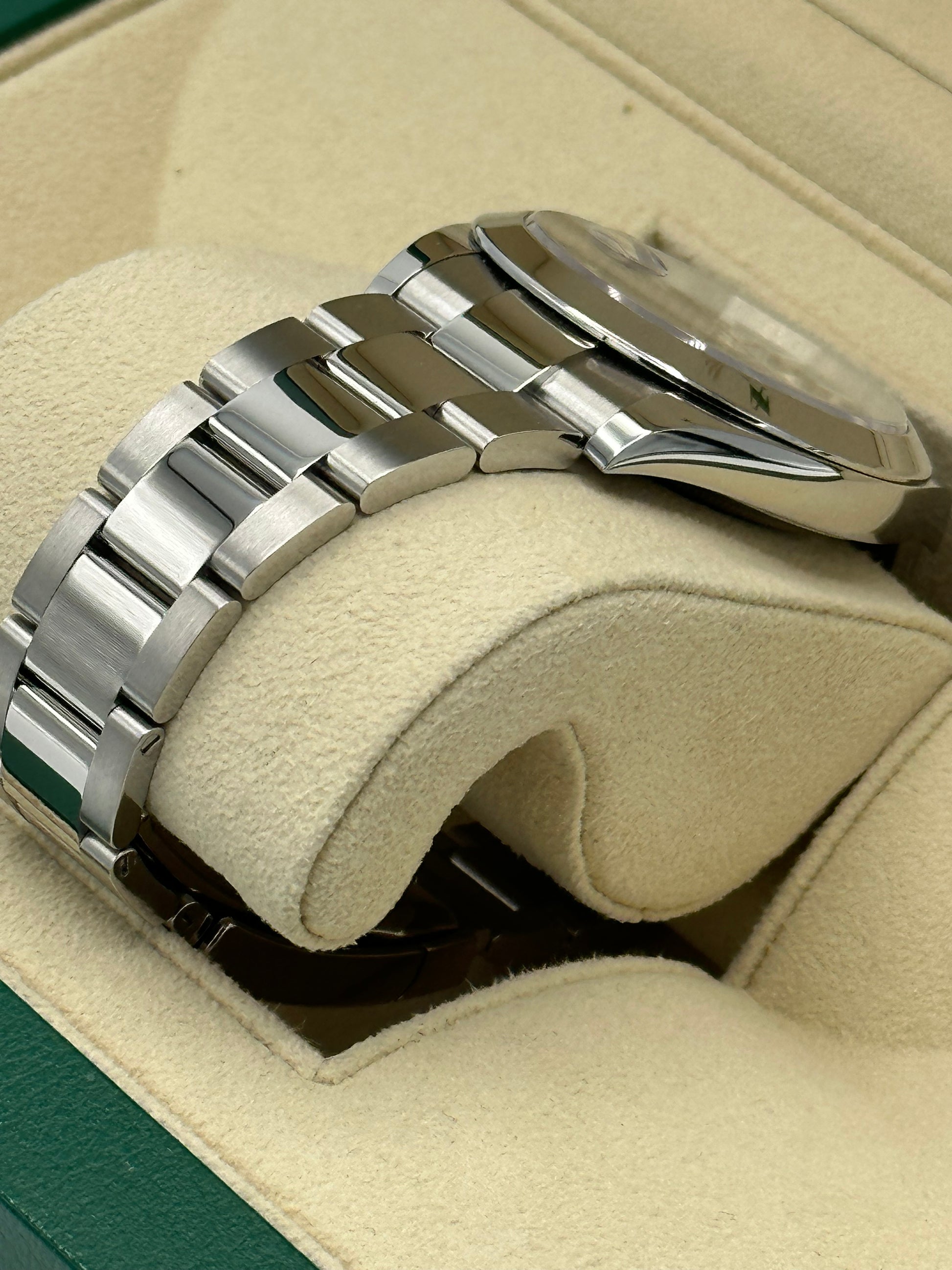 2022 Rolex Datejust 41mm Stainless Steel Green Dial Oyster - MyWatchLLC