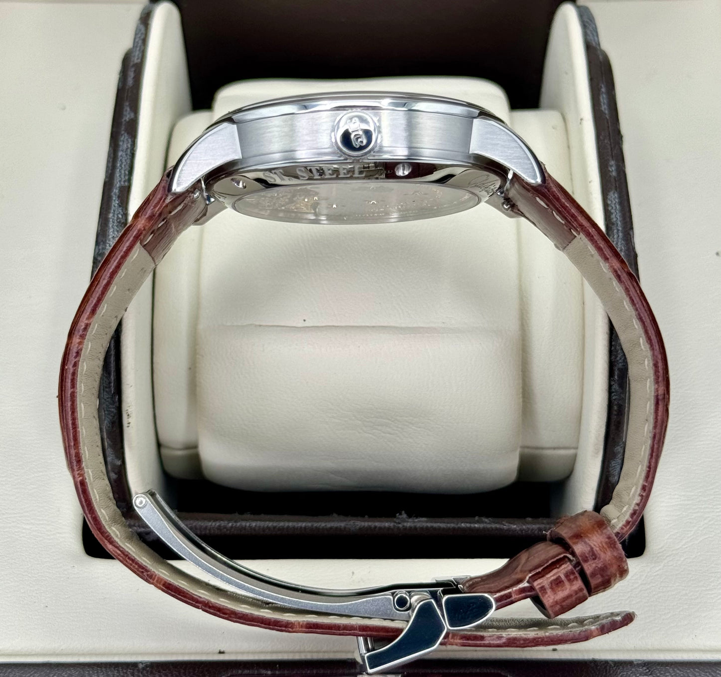 2015 Glashutte Original Panoreserve 40mm 1-65-01-22-12-04 Silver Dial - MyWatchLLC