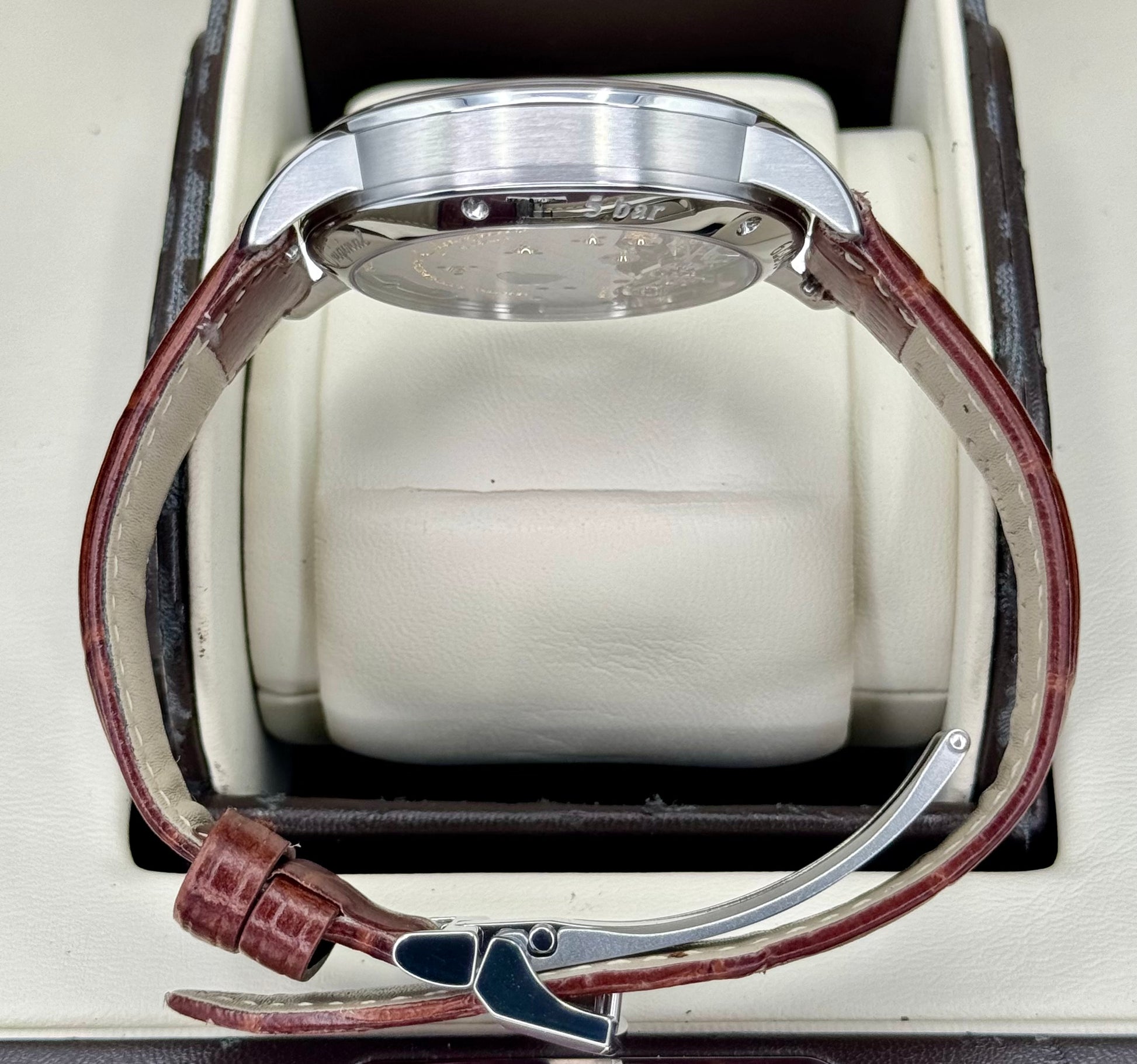 2015 Glashutte Original Panoreserve 40mm 1-65-01-22-12-04 Silver Dial - MyWatchLLC