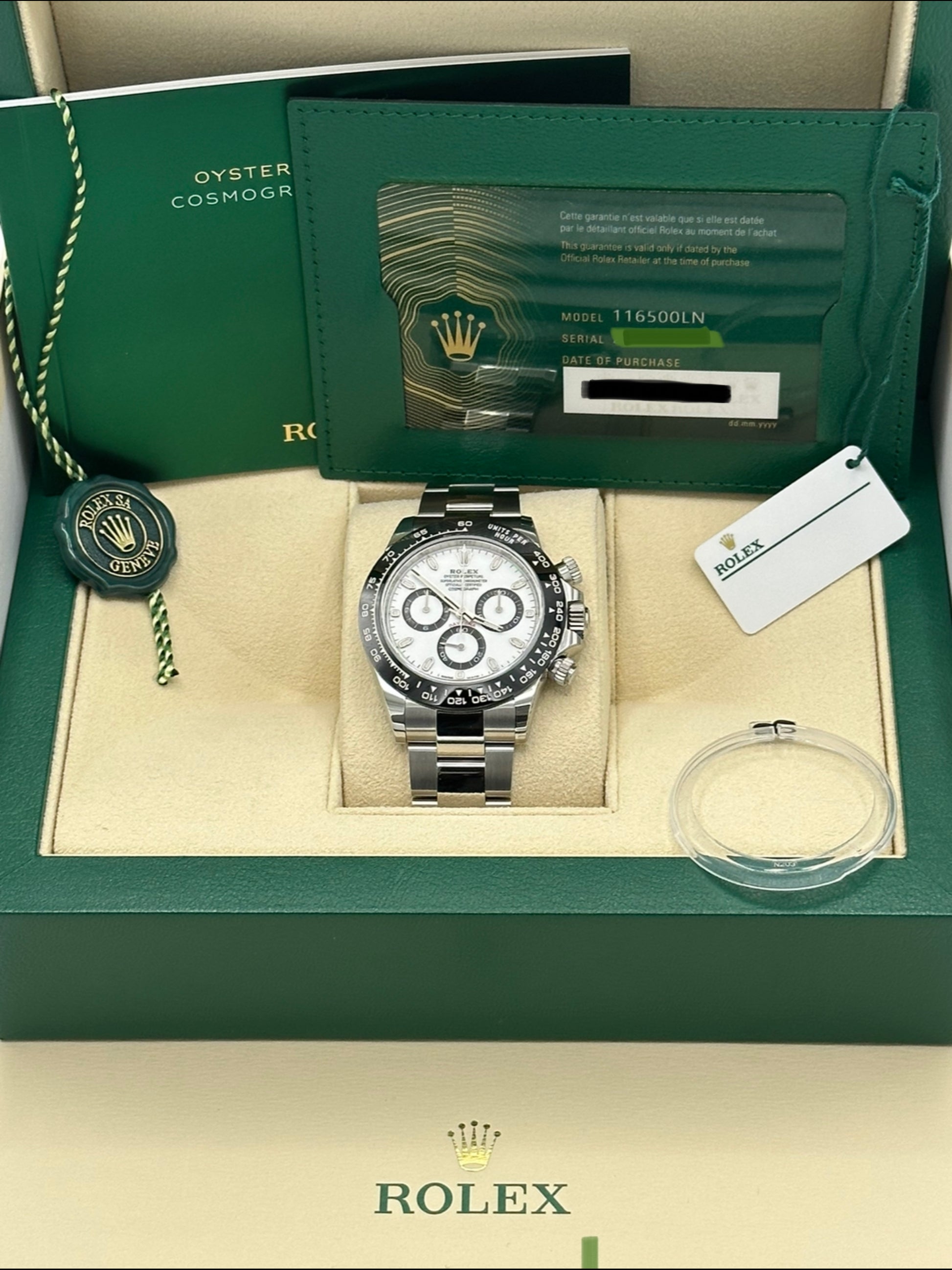 NEW 2023 Rolex Daytona Stainless Steel Panda Dial - MyWatchLLC
