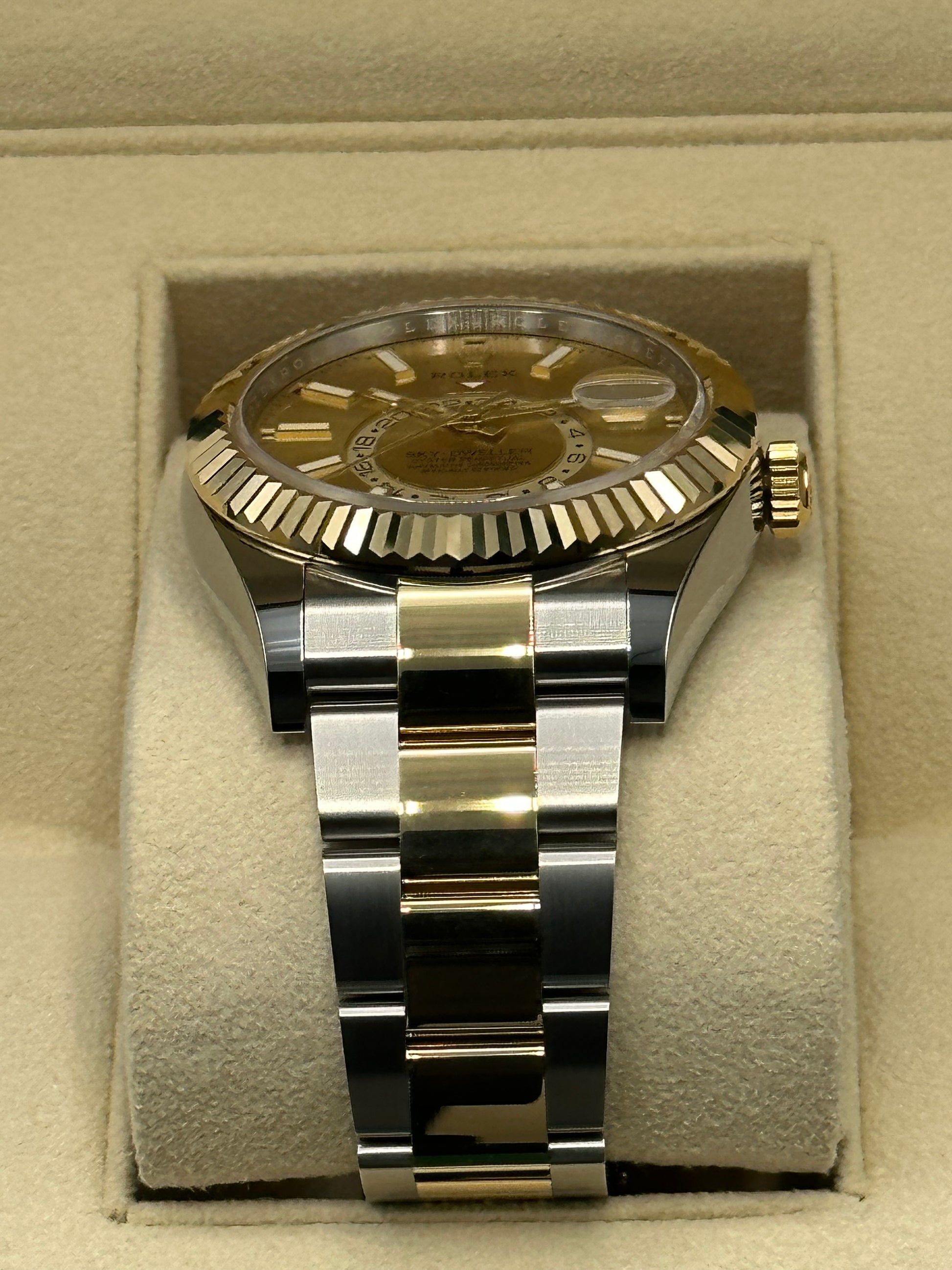 NEW 2023 Rolex Sky-Dweller 326933 Champagne Dial - MyWatchLLC