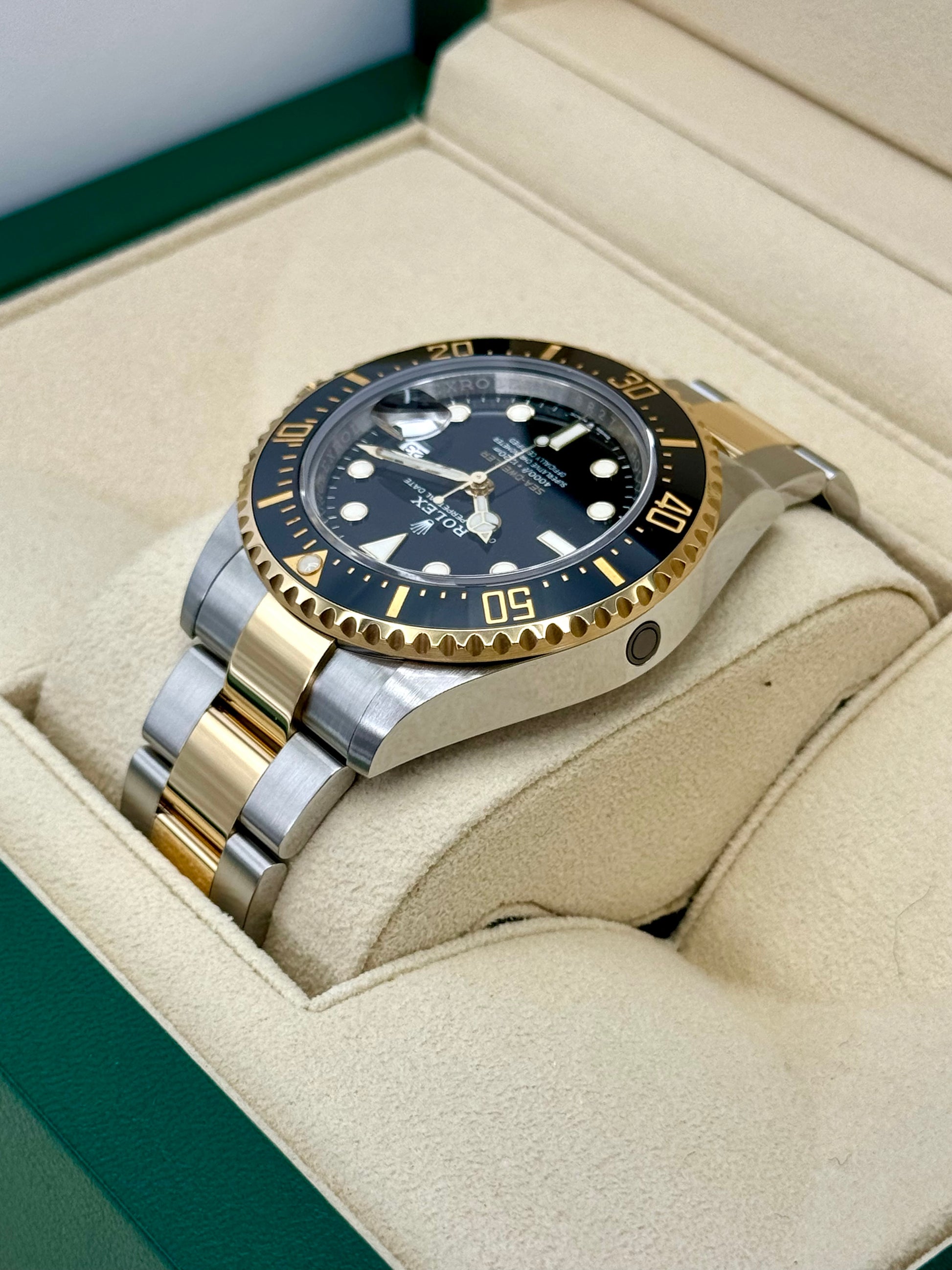 2022 Rolex Sea-Dweller 43mm 126603 Two-Tone Black Dial - MyWatchLLC