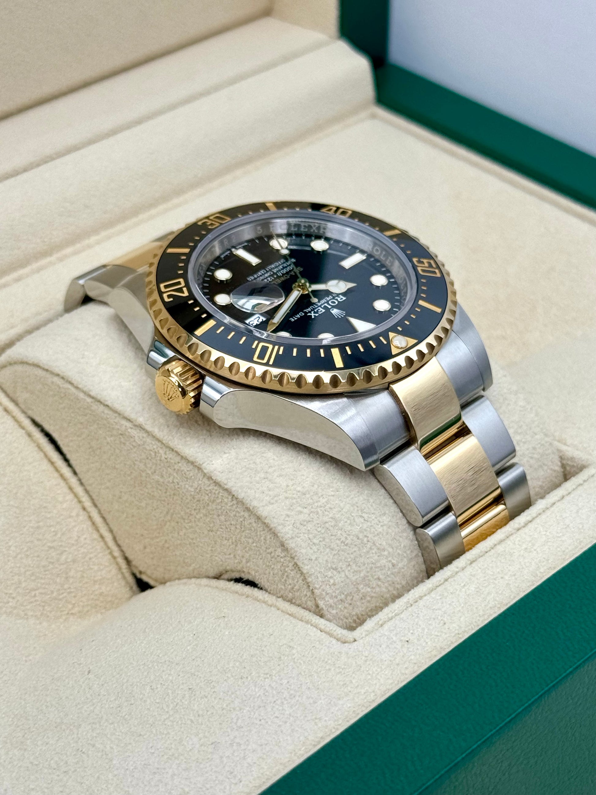 2022 Rolex Sea-Dweller 43mm 126603 Two-Tone Black Dial - MyWatchLLC