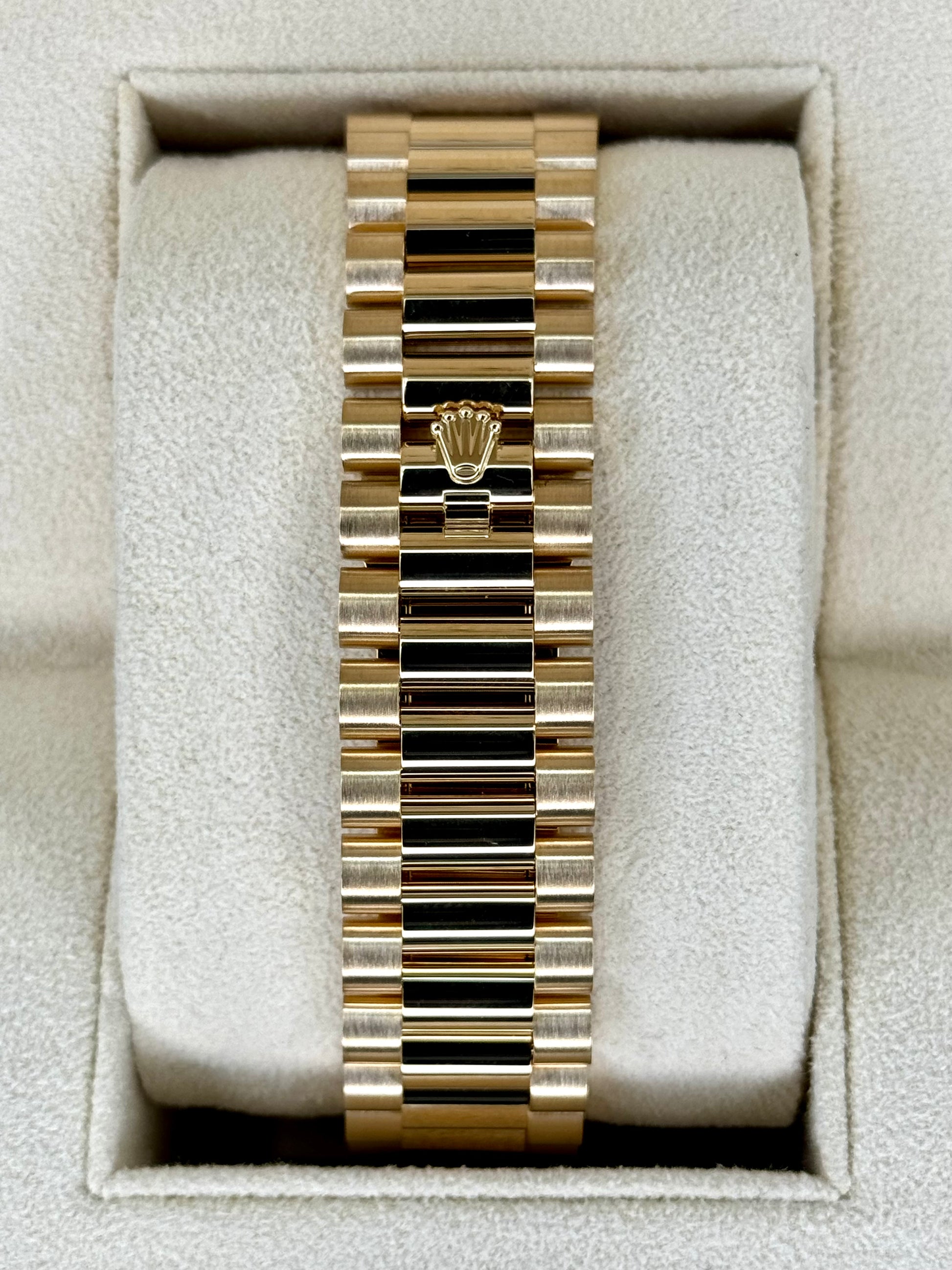 2022 Rolex Day-Date 40mm 228238 Presidential White Roman Numeral Dial - MyWatchLLC