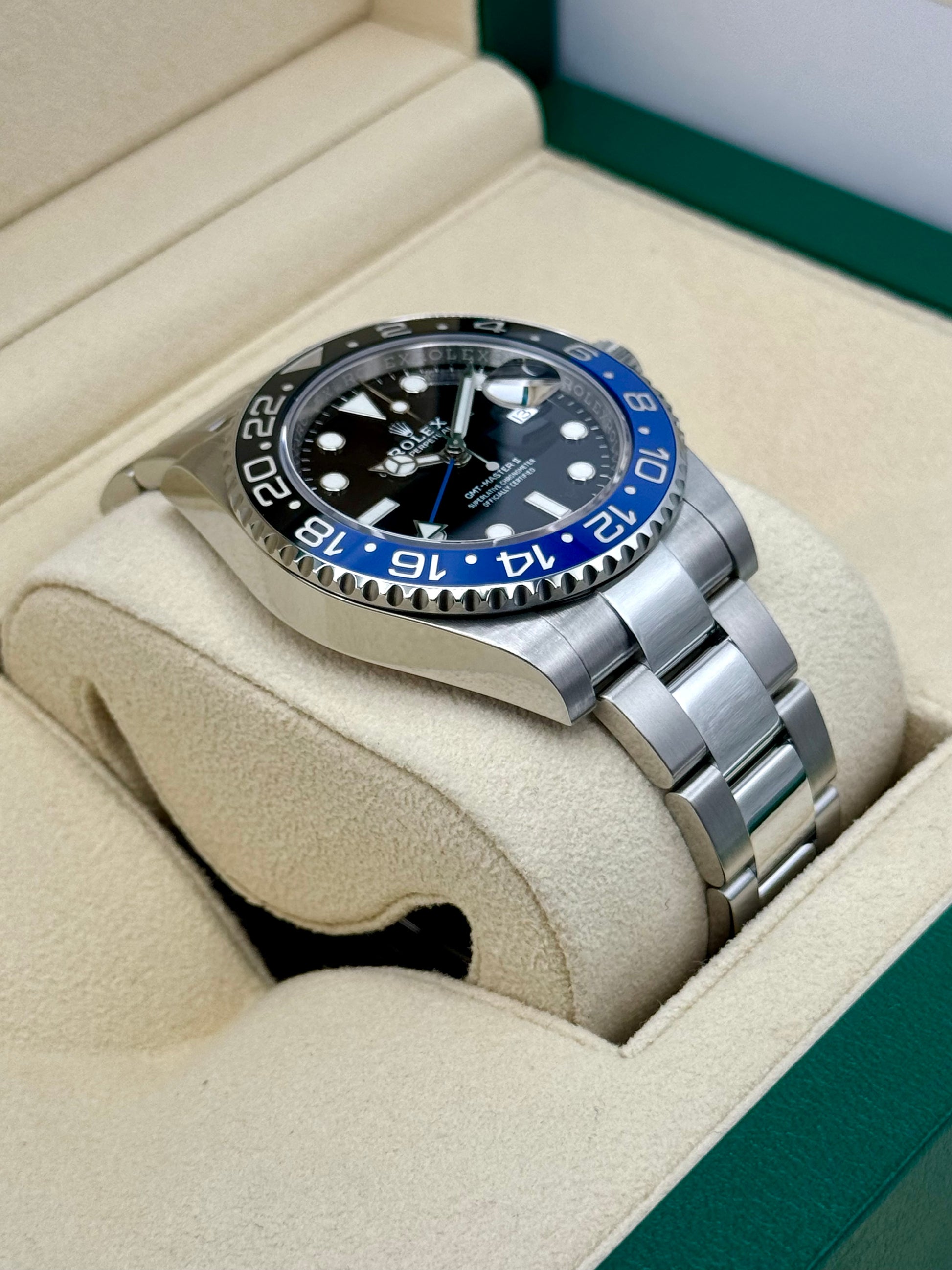2022 Rolex GMT-Master II "Batman" 40mm 126710BLNR Oyster - MyWatchLLC