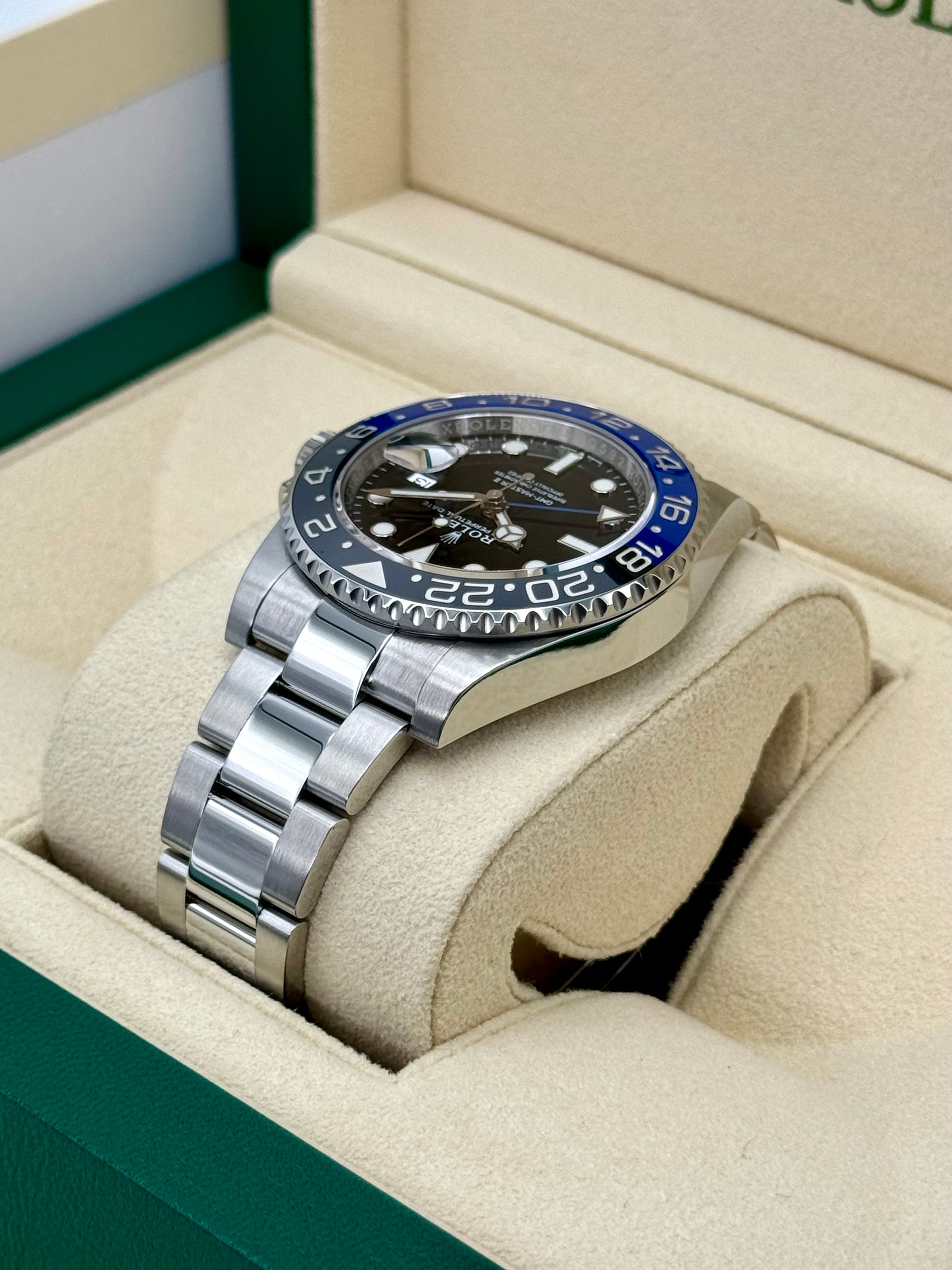 2022 Rolex GMT-Master II "Batman" 40mm 126710BLNR Oyster - MyWatchLLC