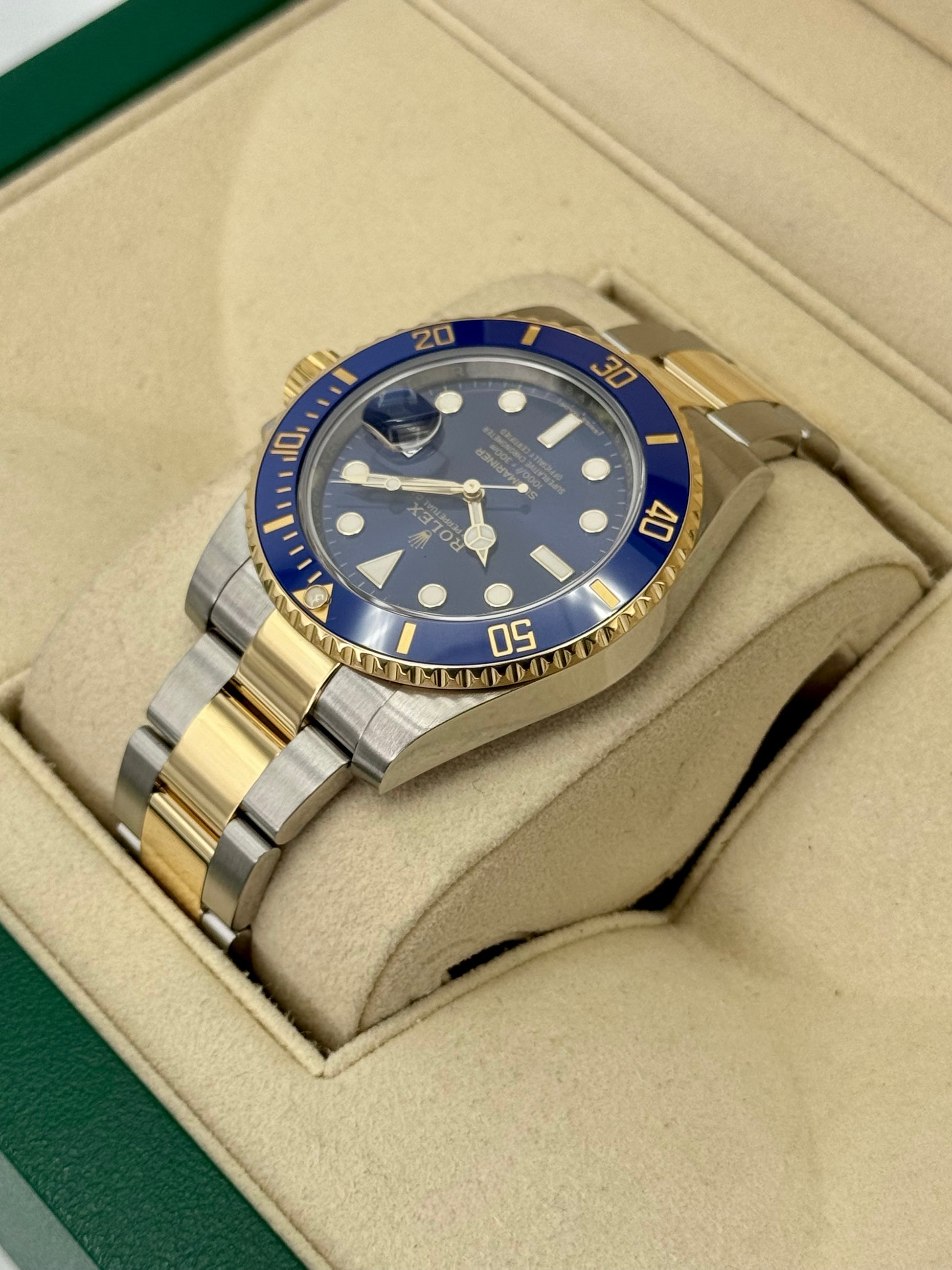 2020 Rolex Submariner "Bluesy" 40mm 116613LB Two-Tone Blue Dial - MyWatchLLC