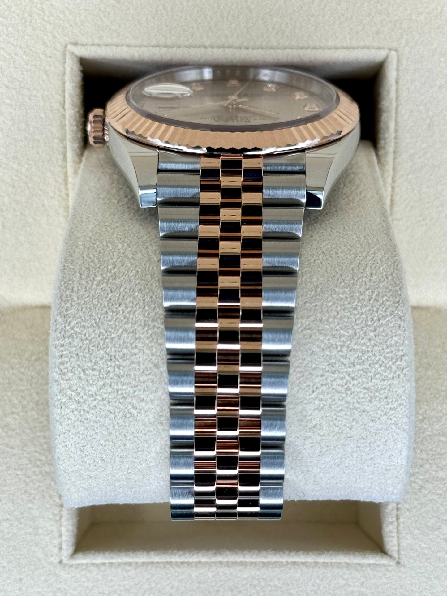 NEW 2024 Rolex Datejust 41mm 126331 Two-Tone Jubilee Sundust Diamond Dial - MyWatchLLC