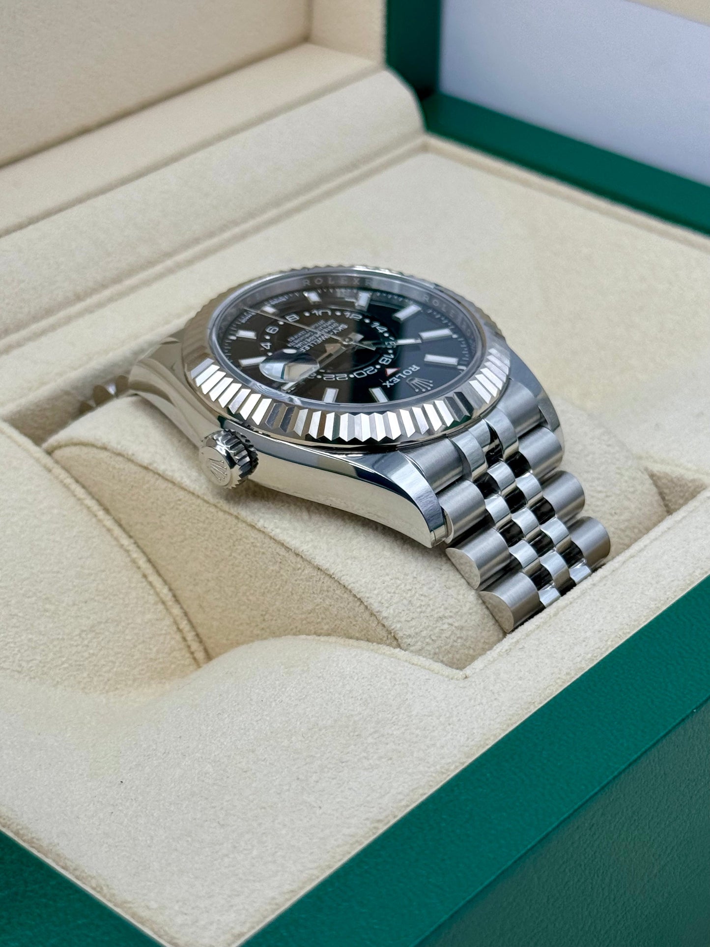 NEW 2024 Rolex Sky-Dweller 42mm 336934 Stainless Steel Jubilee Black Dial - MyWatchLLC