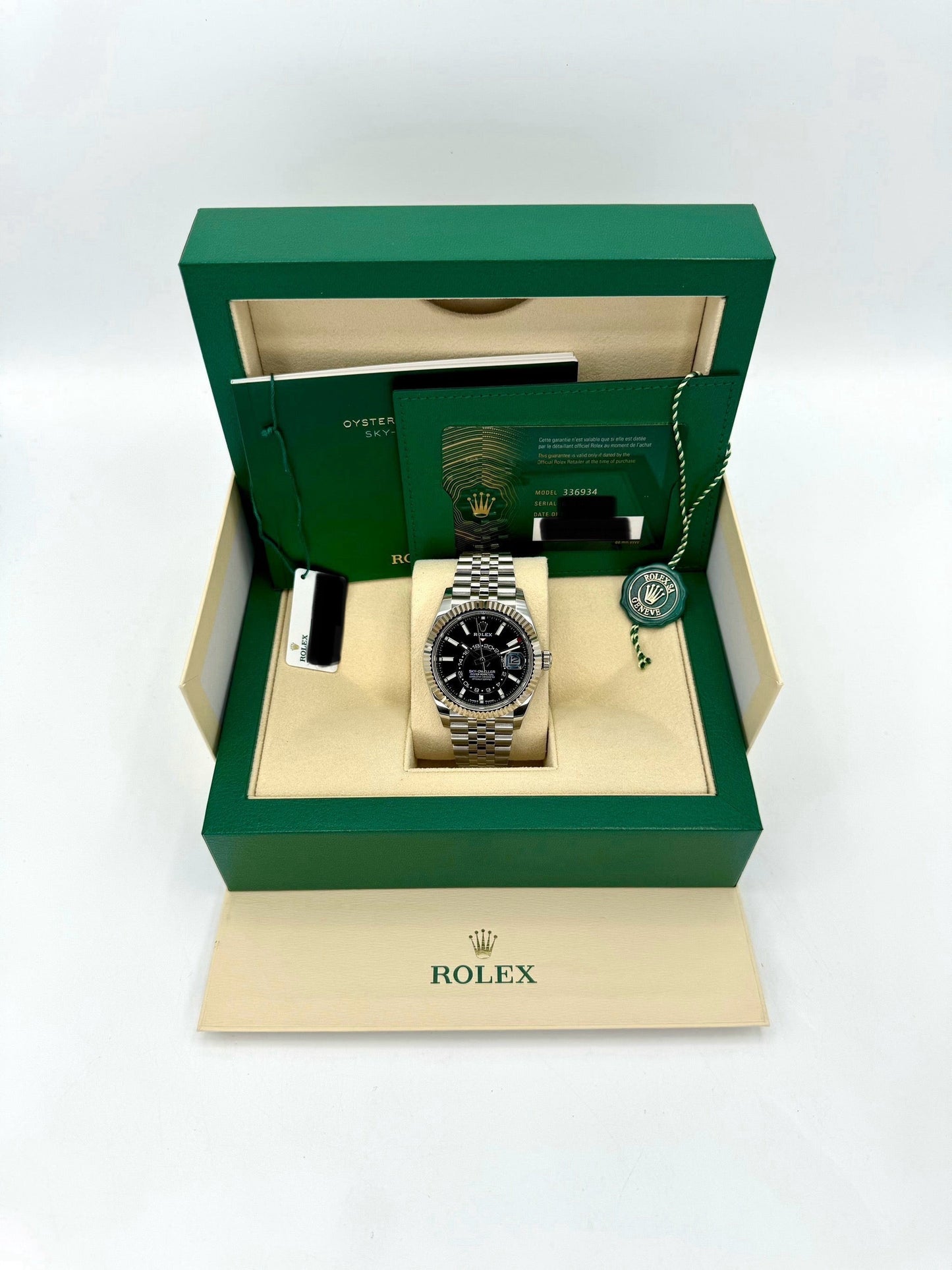 NEW 2024 Rolex Sky-Dweller 42mm 336934 Stainless Steel Jubilee Black Dial - MyWatchLLC