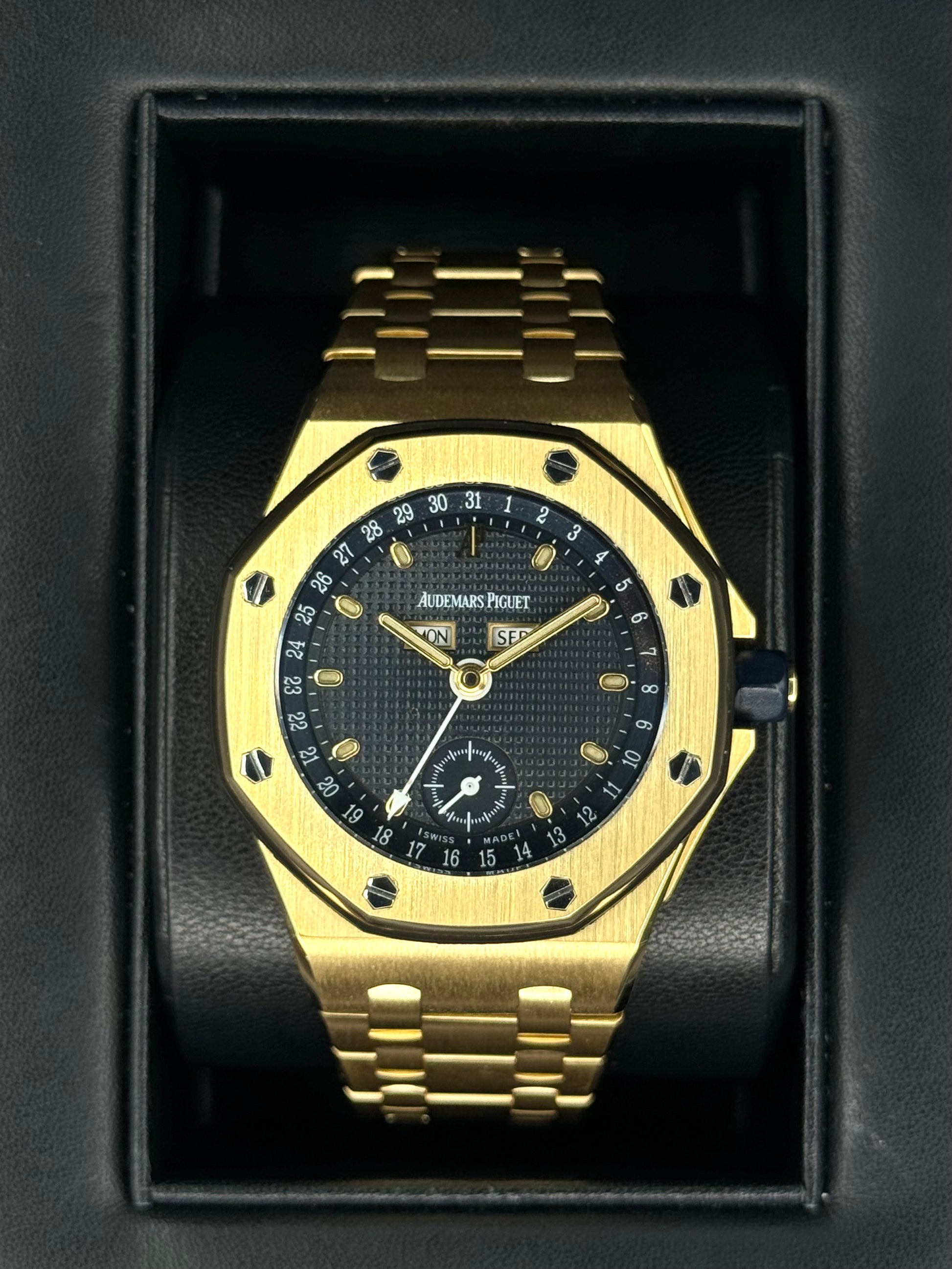 1997 Audemars Piguet Royal Oak Offshore 25807BA Triple Calendar - MyWatchLLC