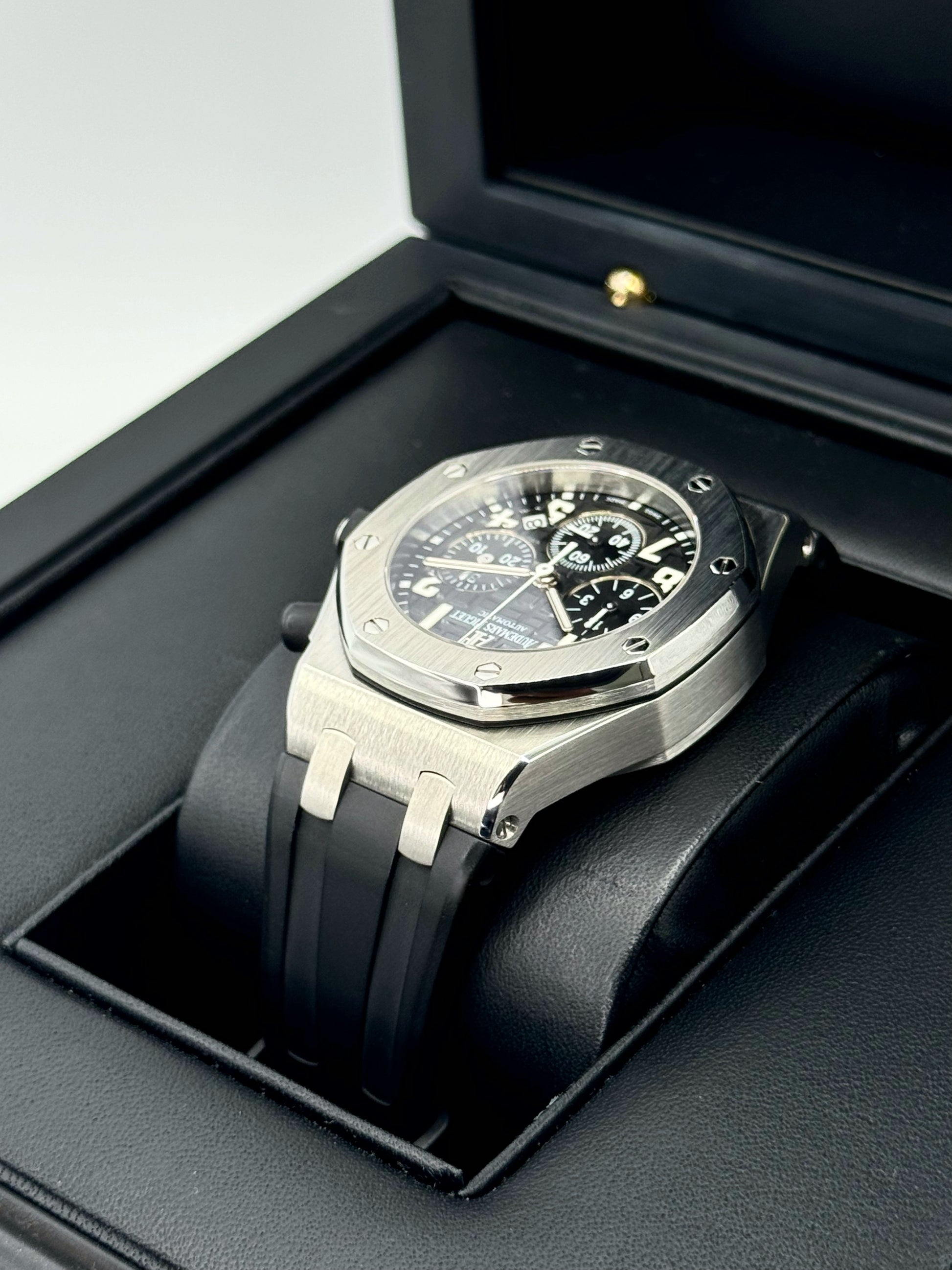 2010 Audemars Piguet Royal Oak Offshore 37mm 26283ST Black Dial - MyWatchLLC