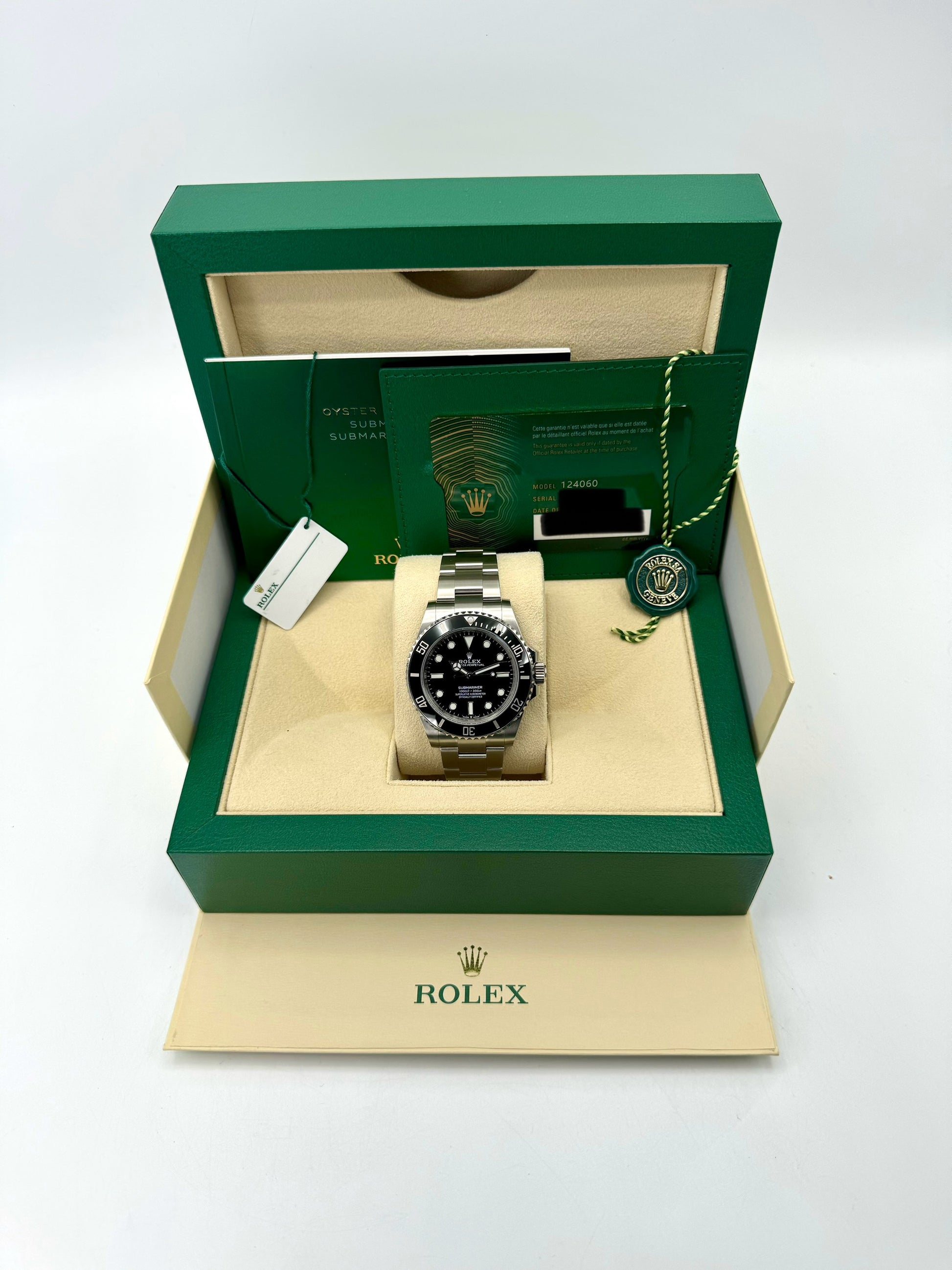 NEW 2024 Rolex Submariner 41mm 124060 Stainless Steel Black Dial - MyWatchLLC