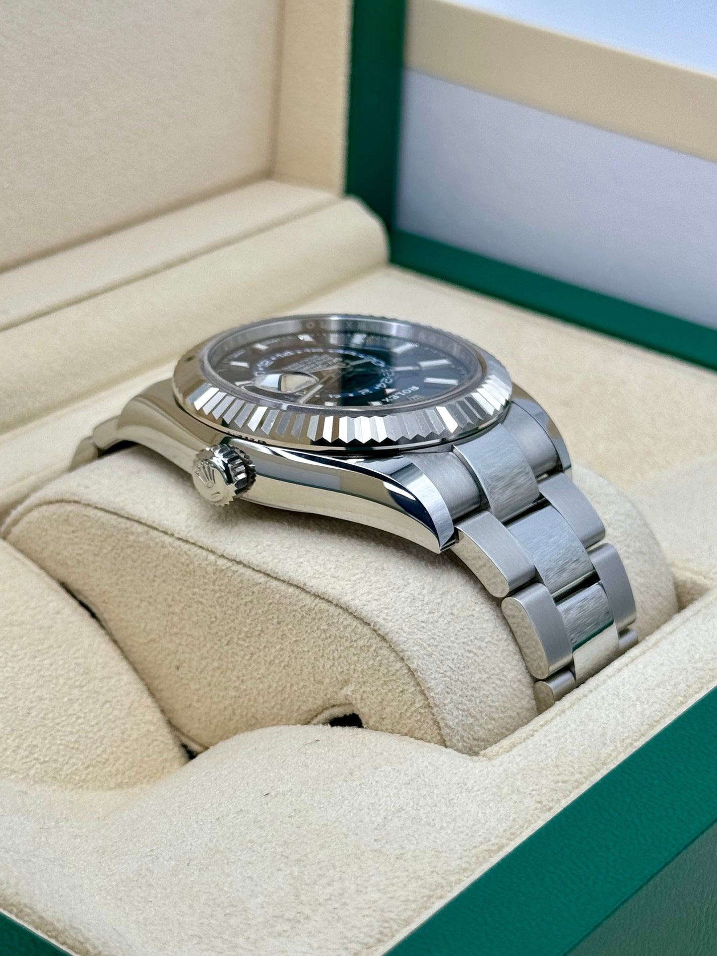 2022 Rolex Sky-Dweller 42mm 326934 Stainless Steel Oyster Blue Dial - MyWatchLLC