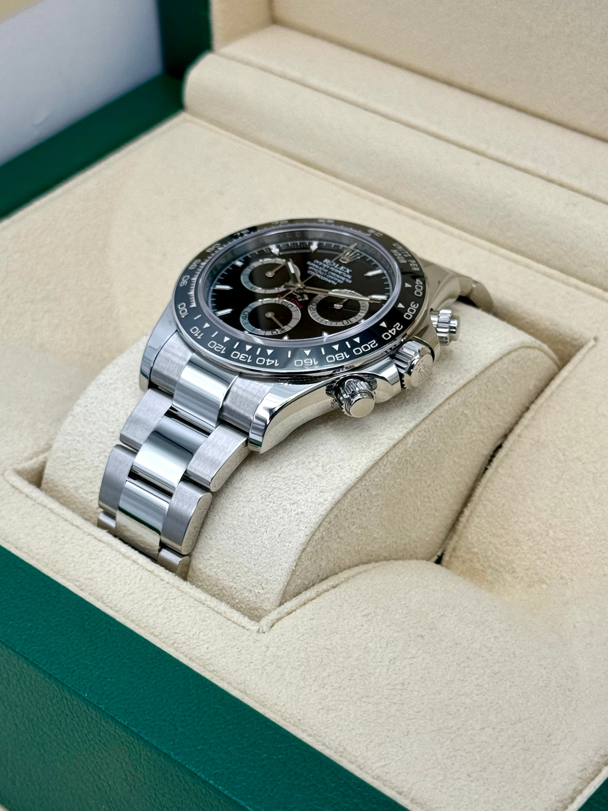 2024 Rolex Daytona 40mm 126500LN Stainless Steel Black Dial - MyWatchLLC