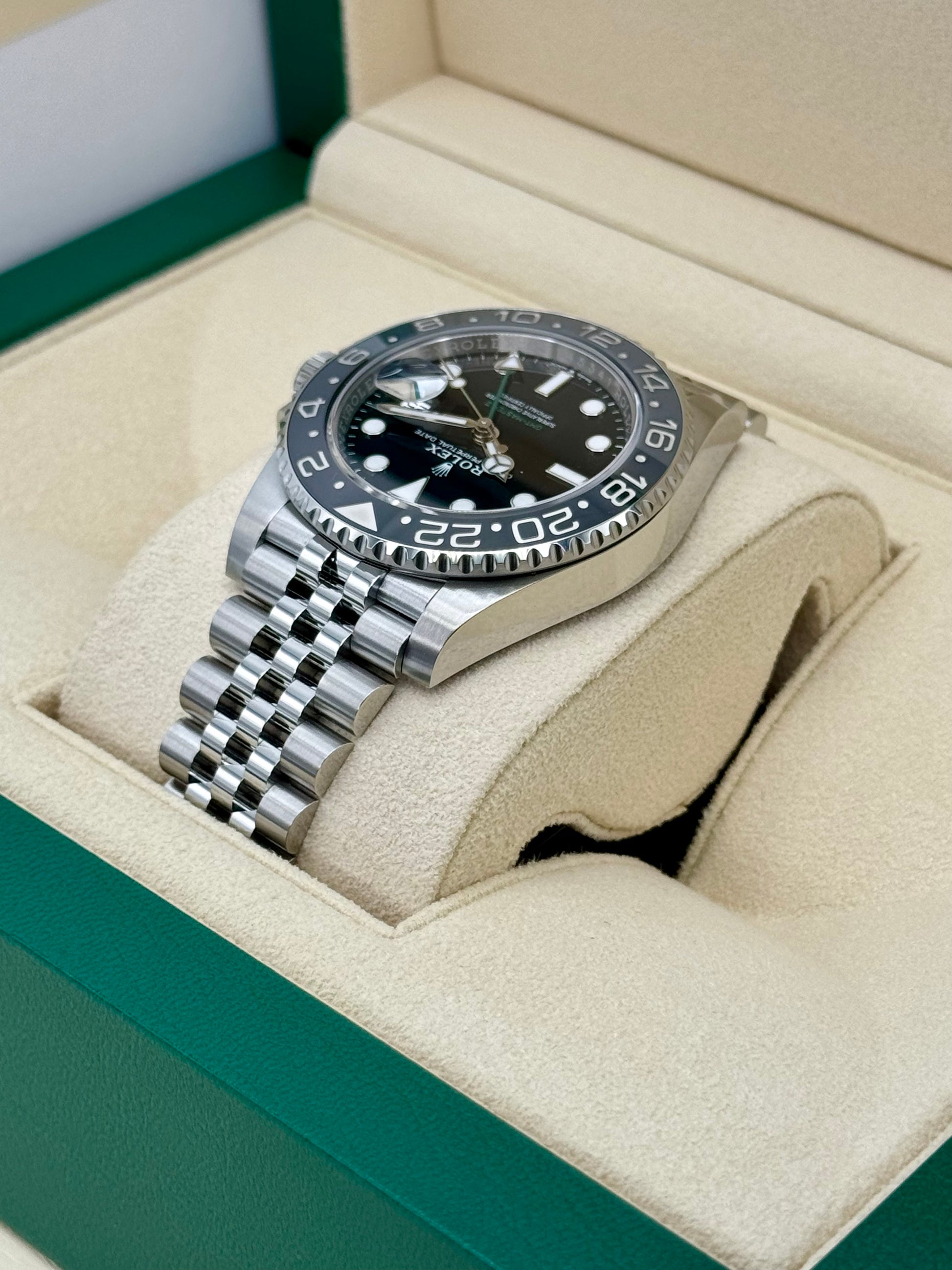 NEW 2024 Rolex GMT-Master II "Bruce Wayne" 40mm 126710GRNR Jubilee - MyWatchLLC