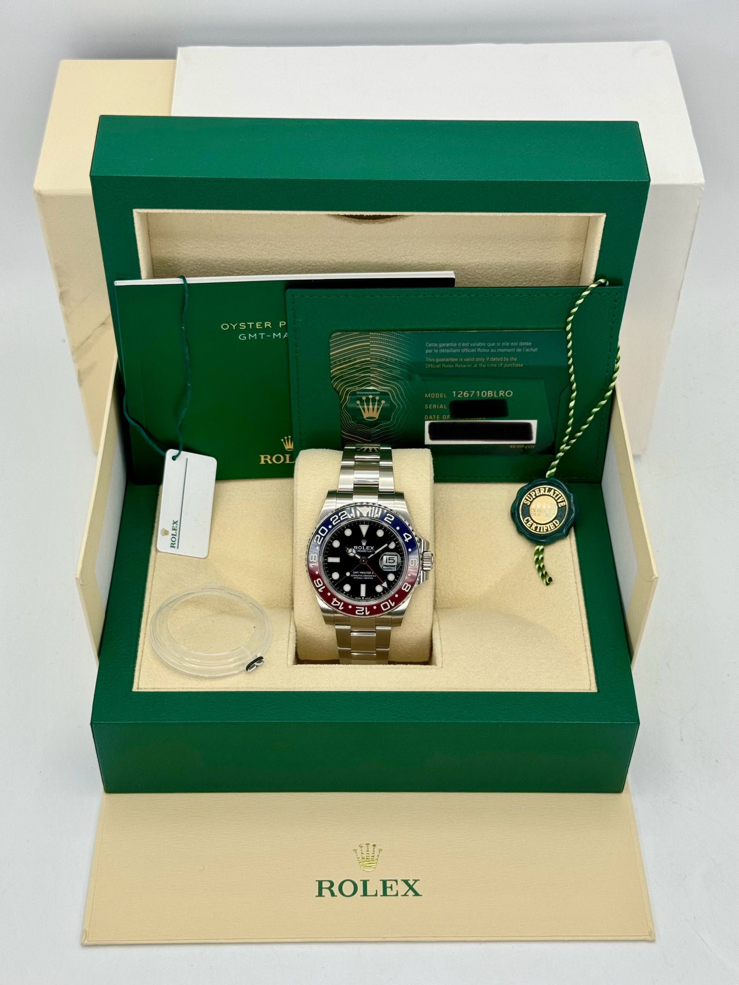 2022 Rolex GMT-Master II "Pepsi" 40mm 126710BLRO Oyster - MyWatchLLC