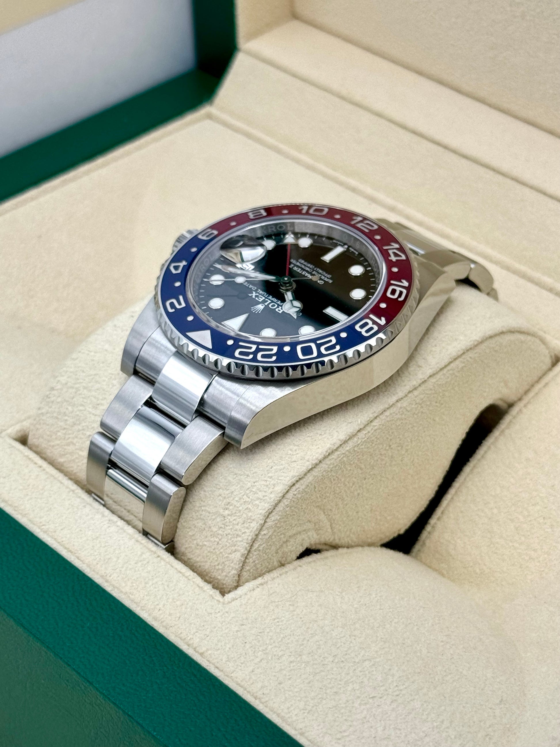 2022 Rolex GMT-Master II "Pepsi" 40mm 126710BLRO Oyster - MyWatchLLC