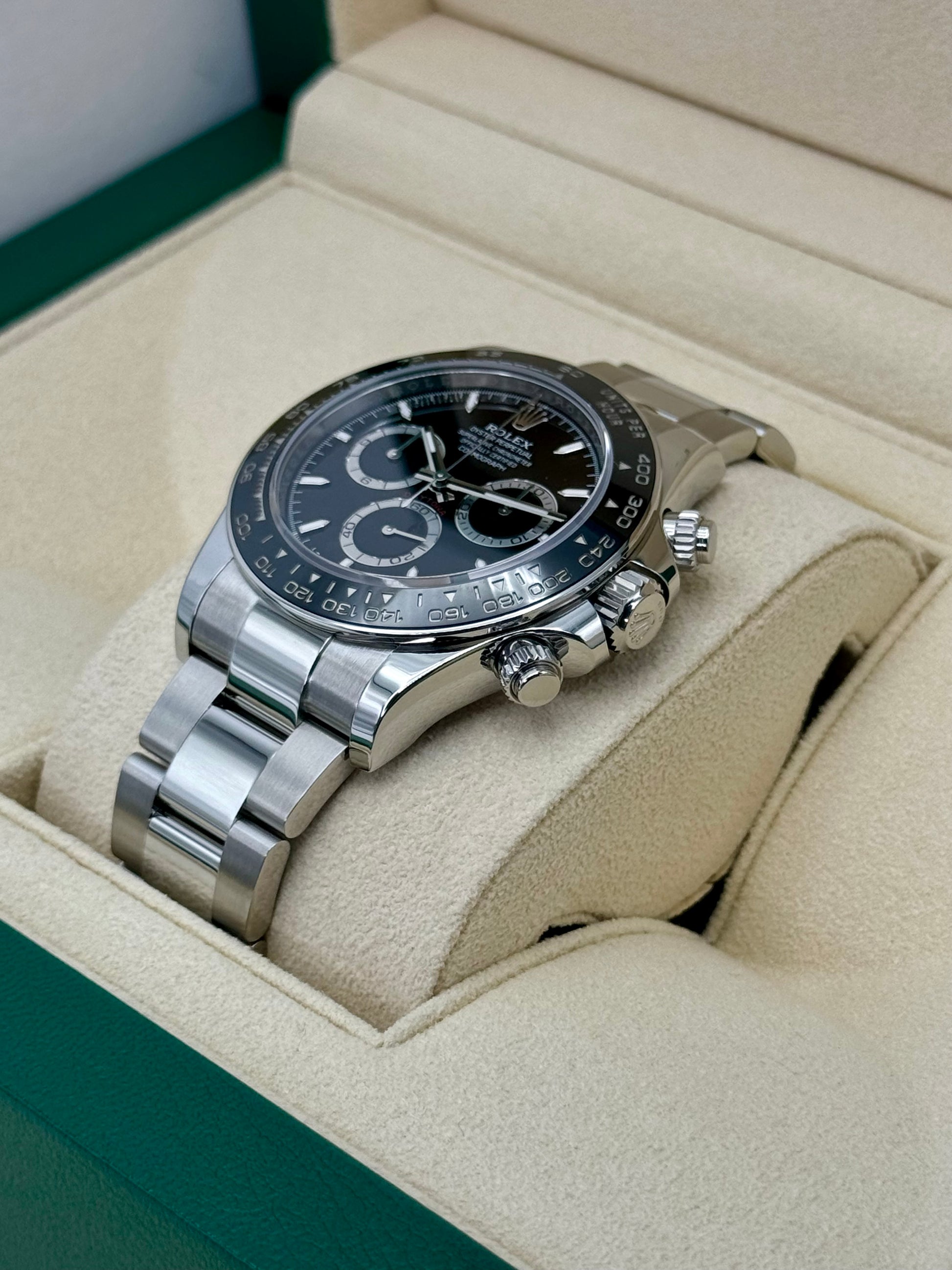 2024 Rolex Daytona 40mm 126500LN Stainless Steel Black Dial - MyWatchLLC