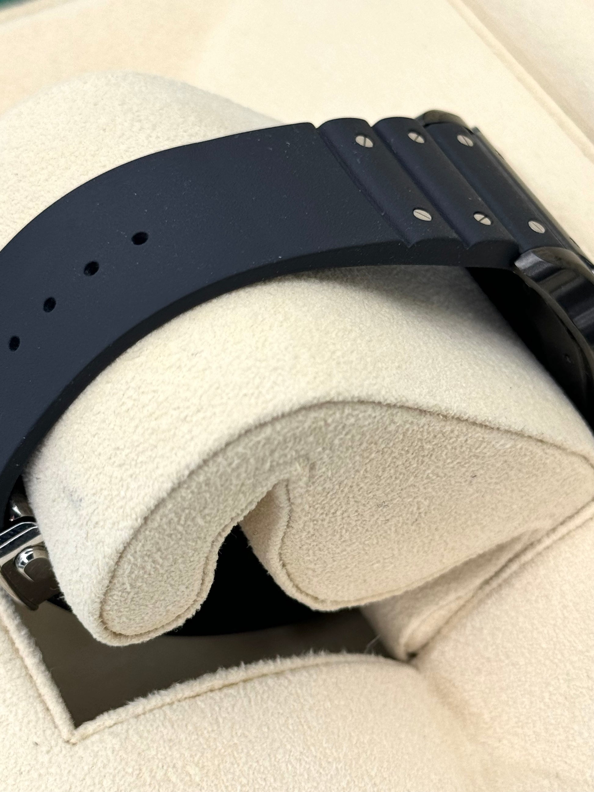 2023 Cartier Santos De Cartier 39.8mm WSSA0039 Black Steel Dial - MyWatchLLC