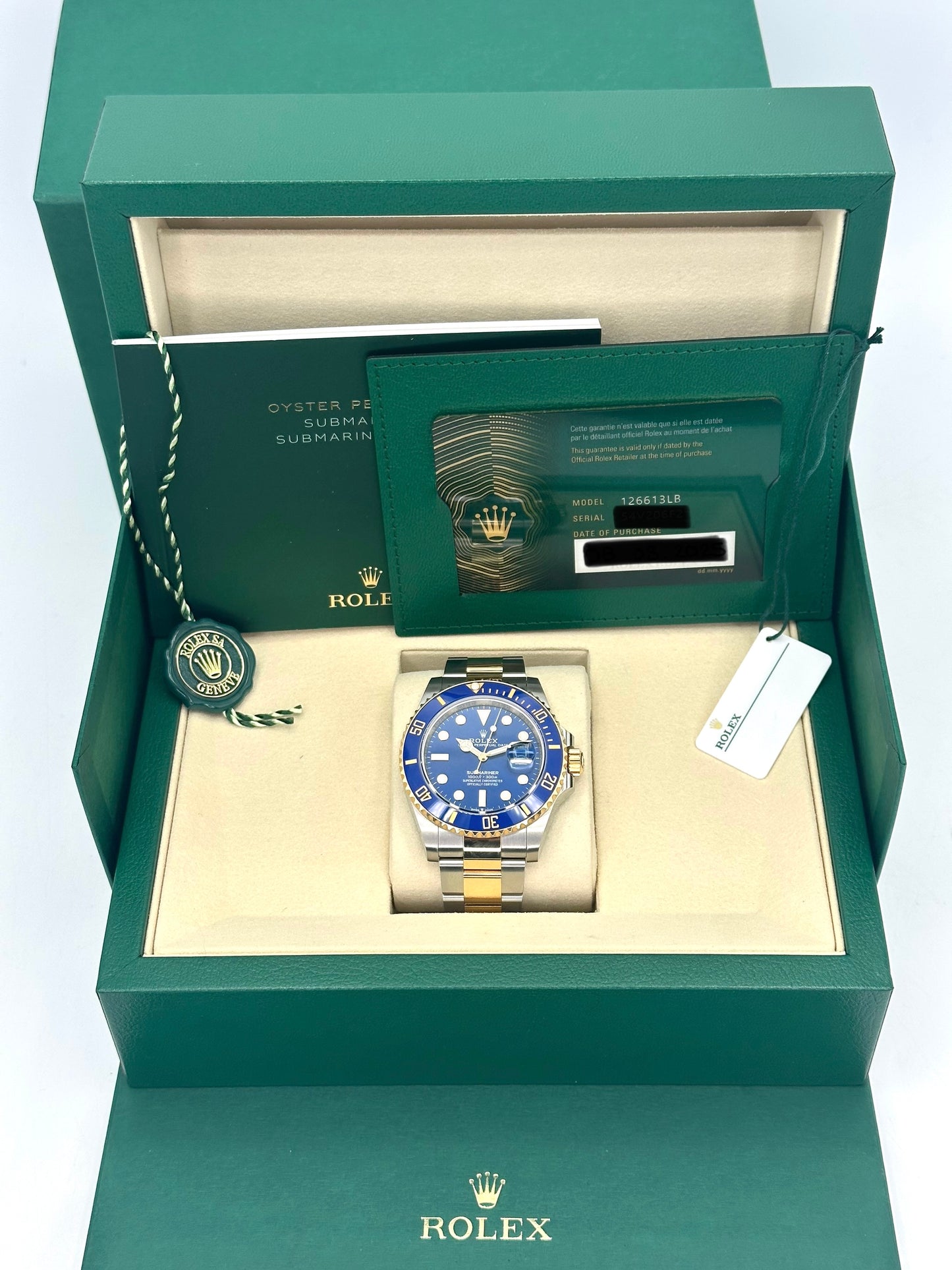 NEW 2025 Rolex Submariner "Bluesy" 41mm 126613LB Two-Tone Blue Dial - MyWatchLLC