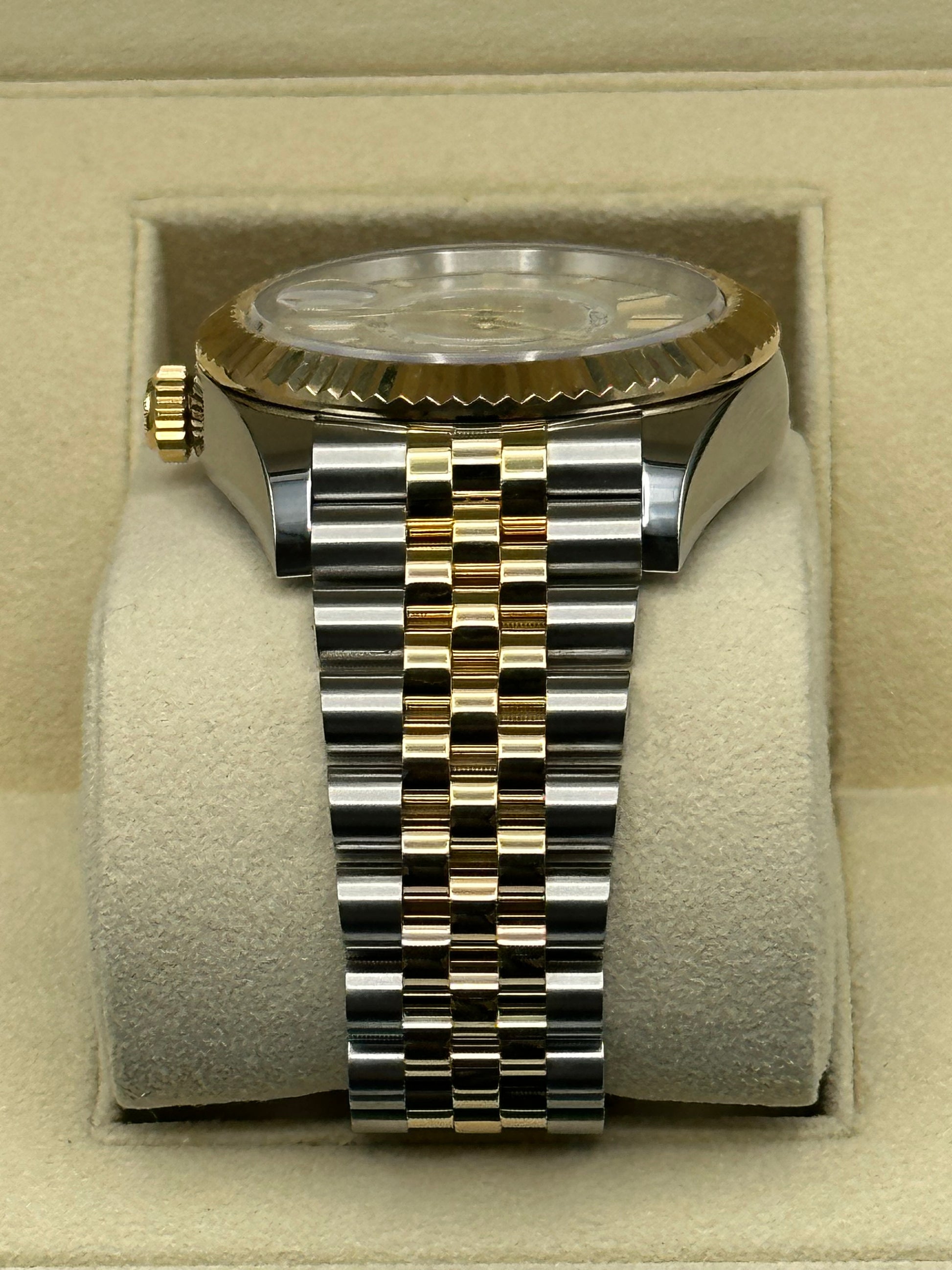 2023 Rolex Sky-Dweller 326933 Two-Tone Jubilee White Stick Dial - MyWatchLLC