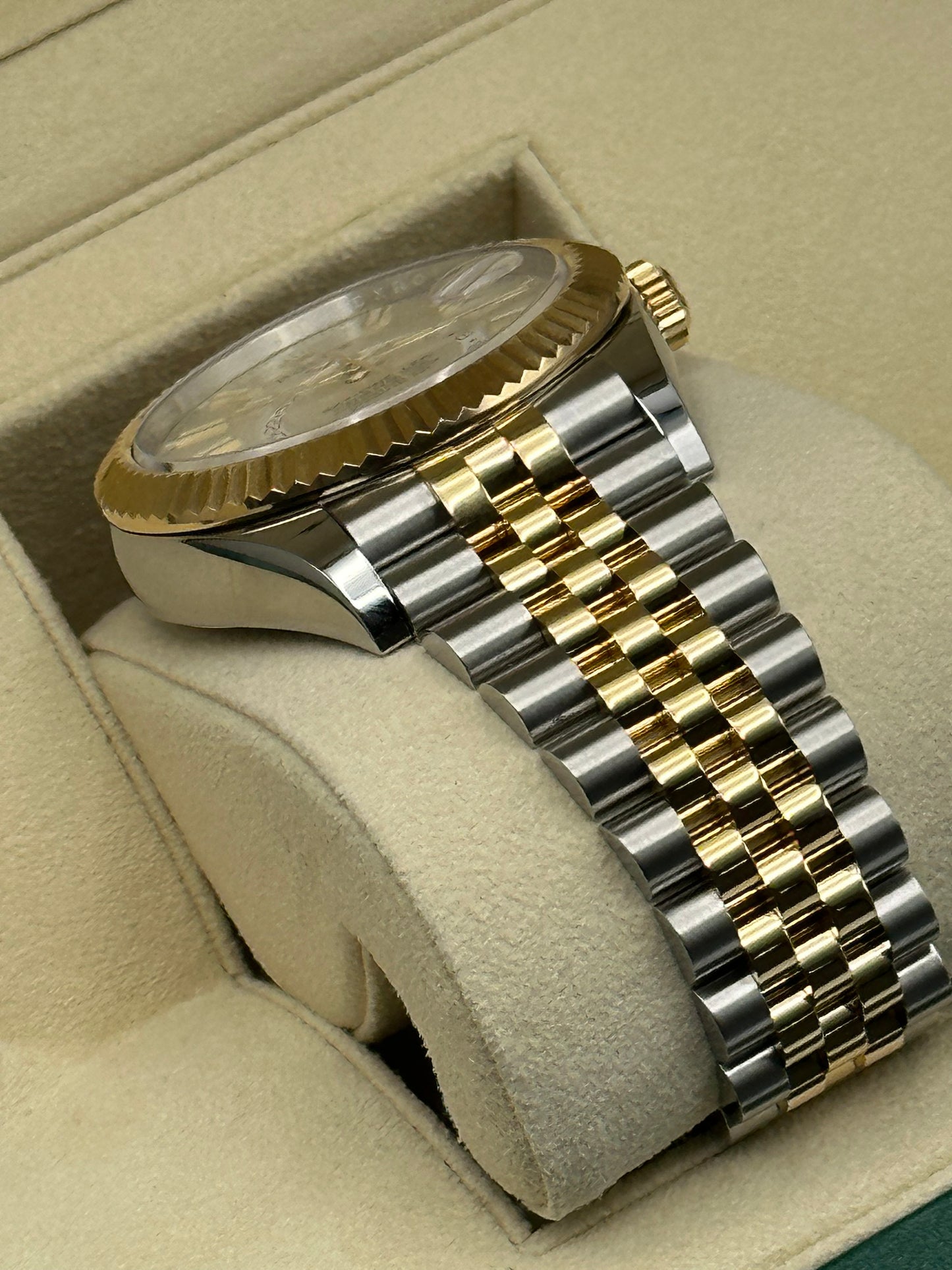 2023 Rolex Sky-Dweller 326933 Two-Tone Jubilee White Stick Dial - MyWatchLLC