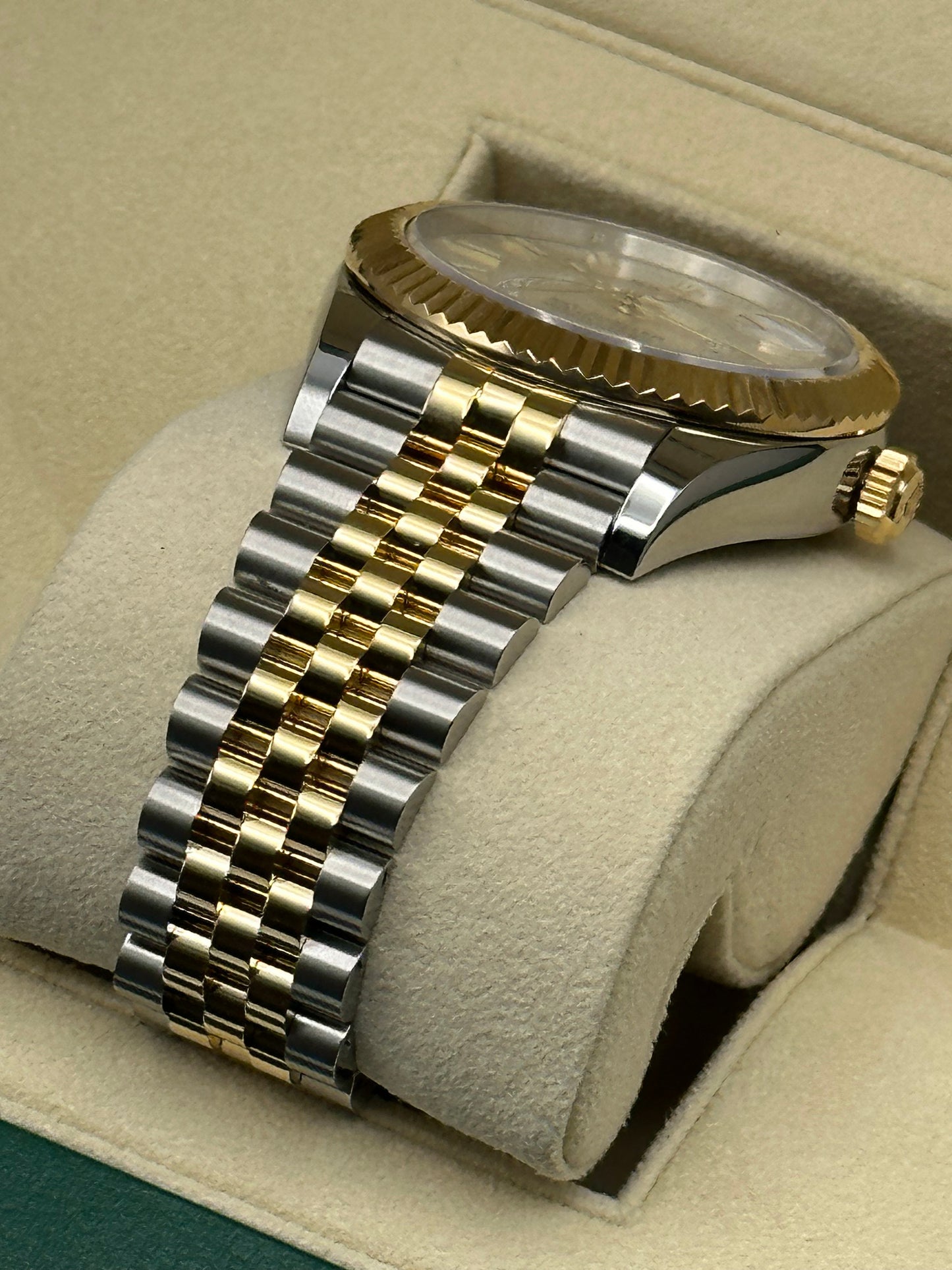 2023 Rolex Sky-Dweller 326933 Two-Tone Jubilee White Stick Dial - MyWatchLLC