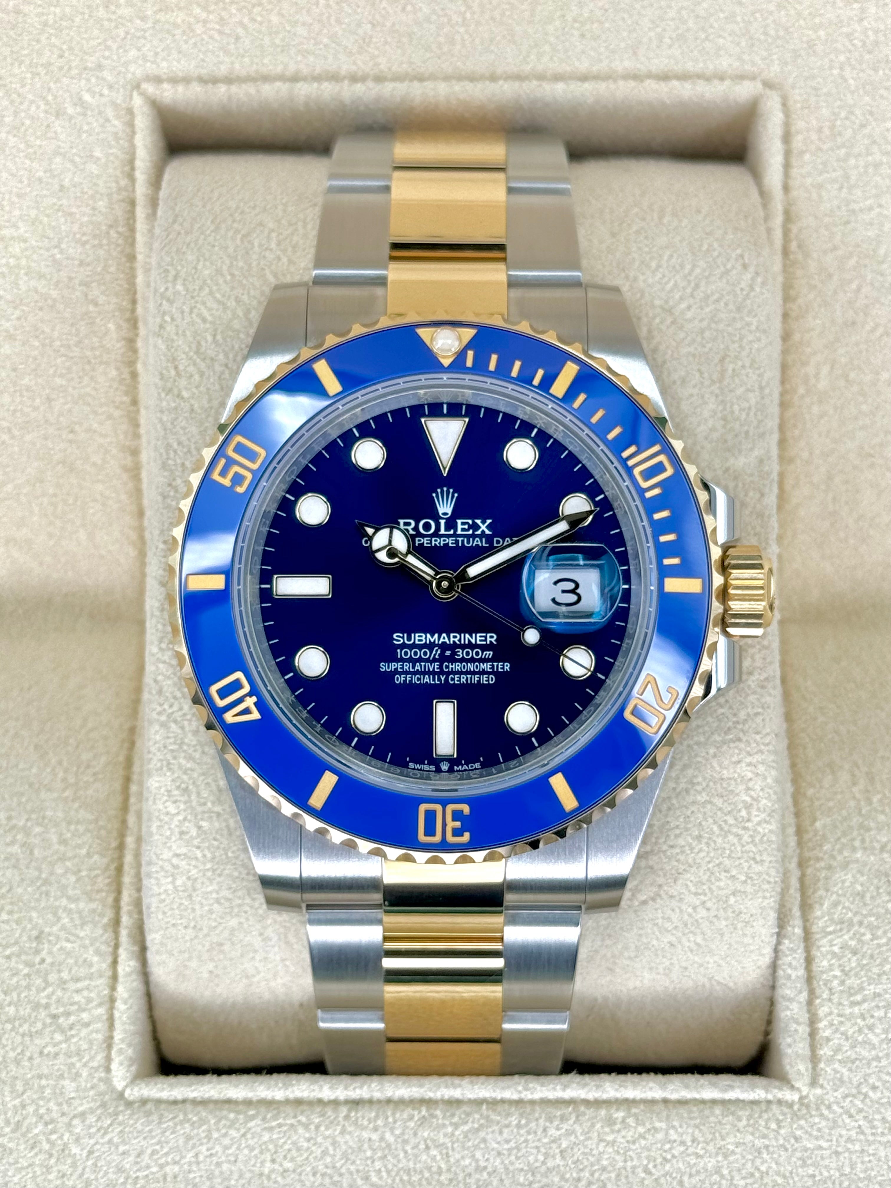 Blue discount face submariner