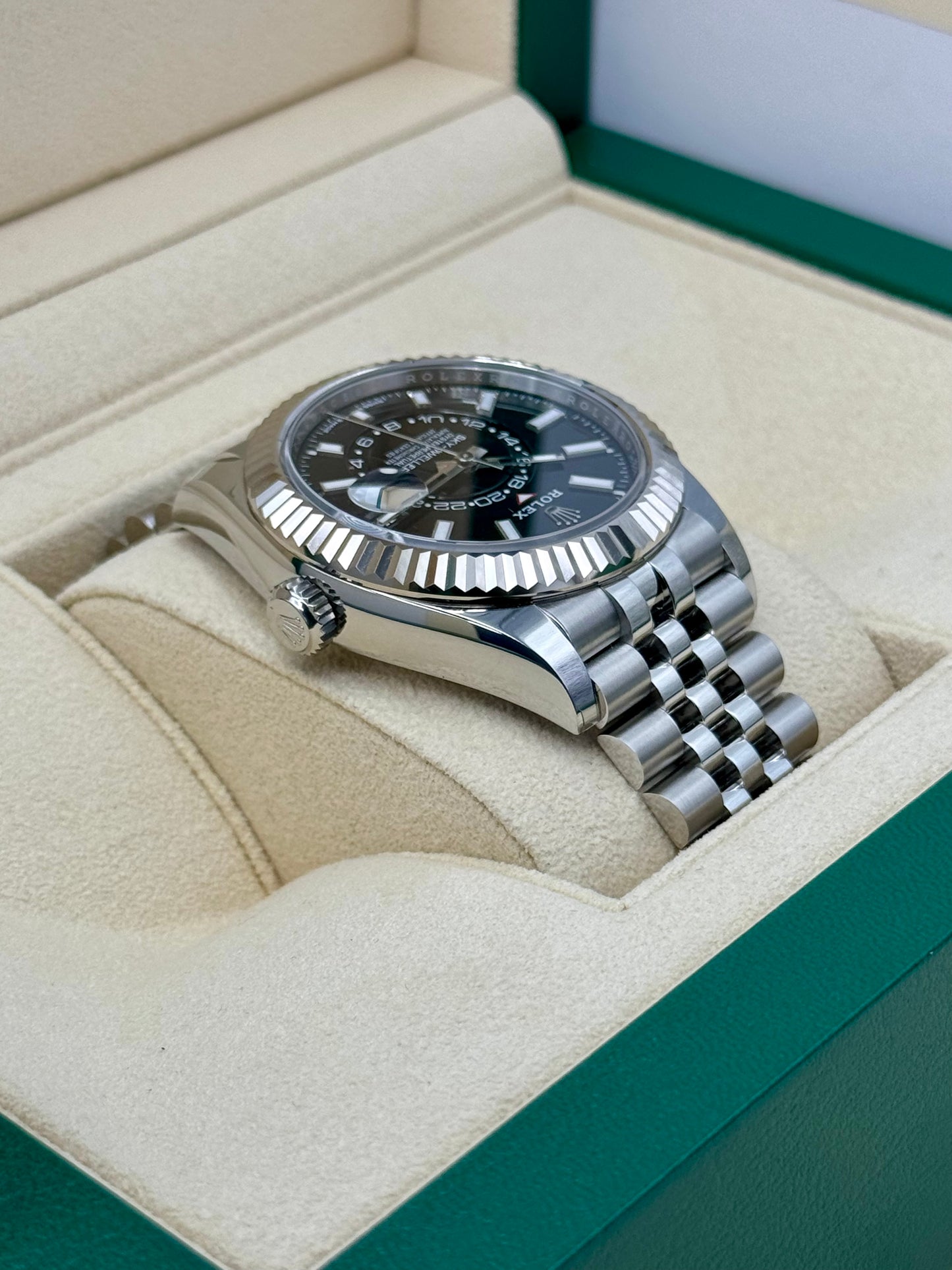 NEW 2023 Rolex Sky-Dweller 42mm 336934 Stainless Steel Jubilee Black Dial - MyWatchLLC