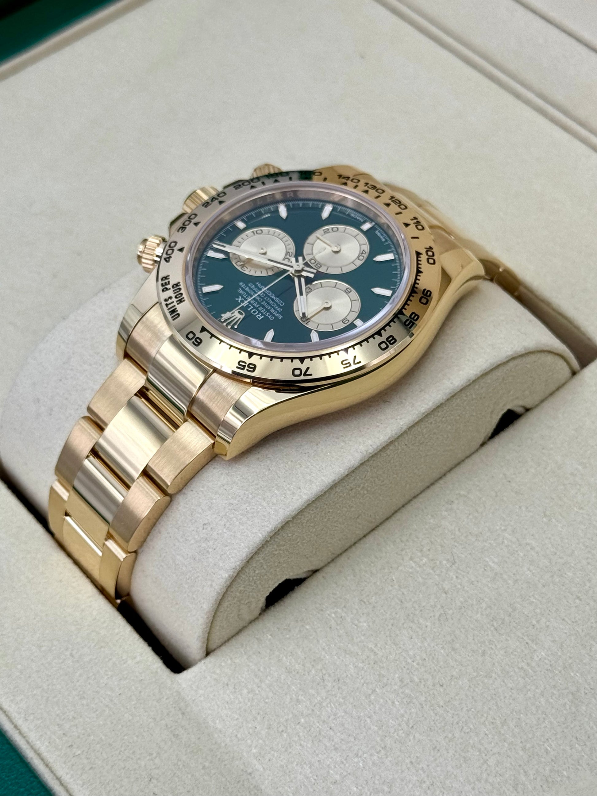 NEW 2025 Rolex Daytona "John Mayer" 40mm 126508 Yellow Gold Green Dial - MyWatchLLC